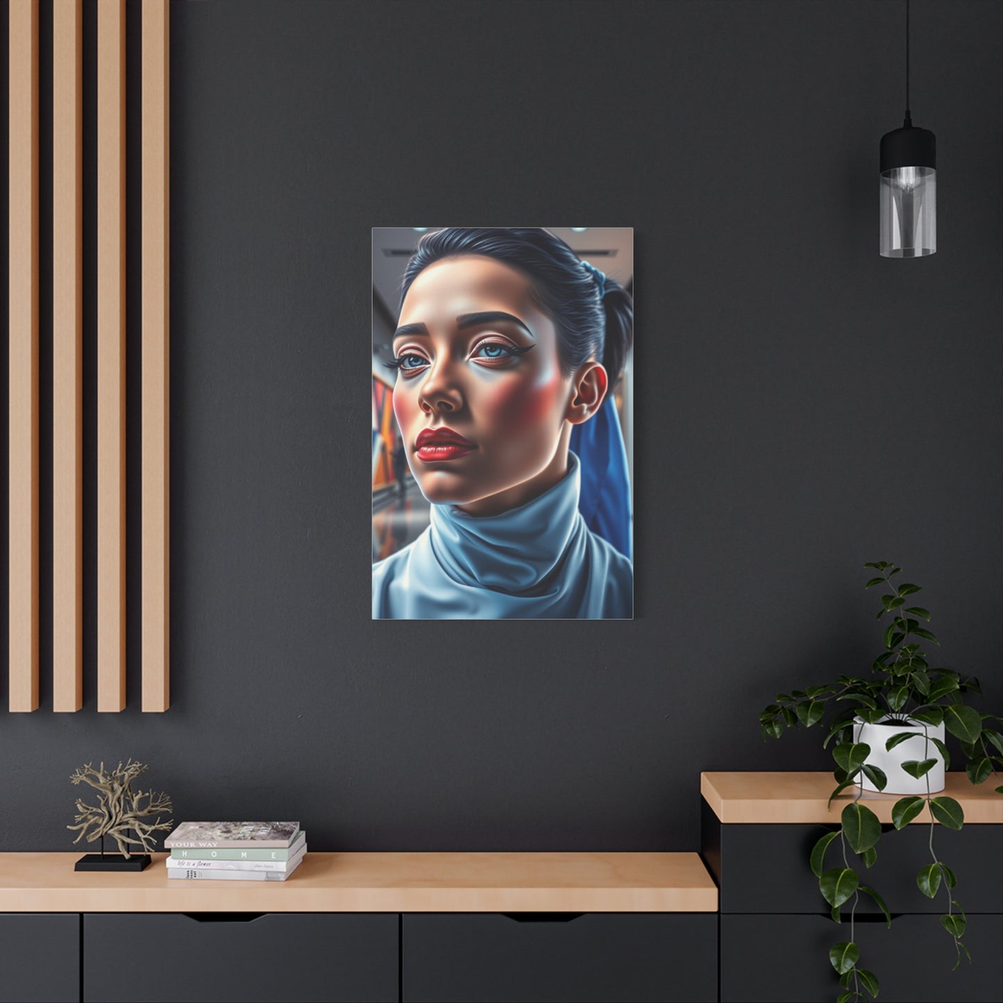 Refined Modernist Tableau Wall Art & Canvas Print