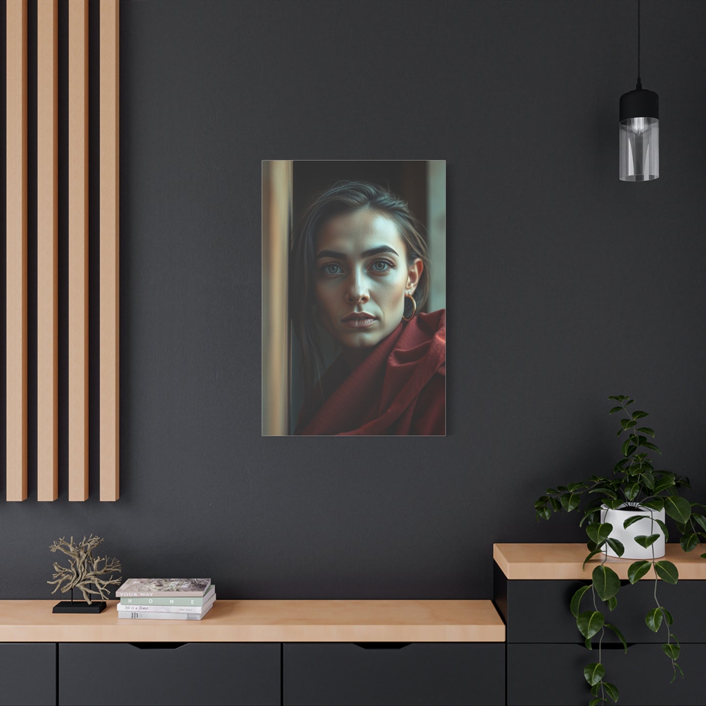 Vertical Symphony Canvas Wall Art & Canvas Print