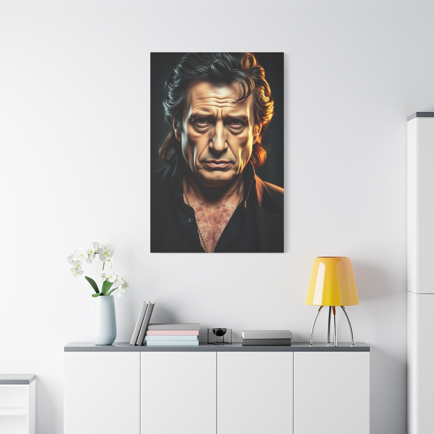 Johnny Cash Art Canvas Art 2 Wall Art & Canvas Print