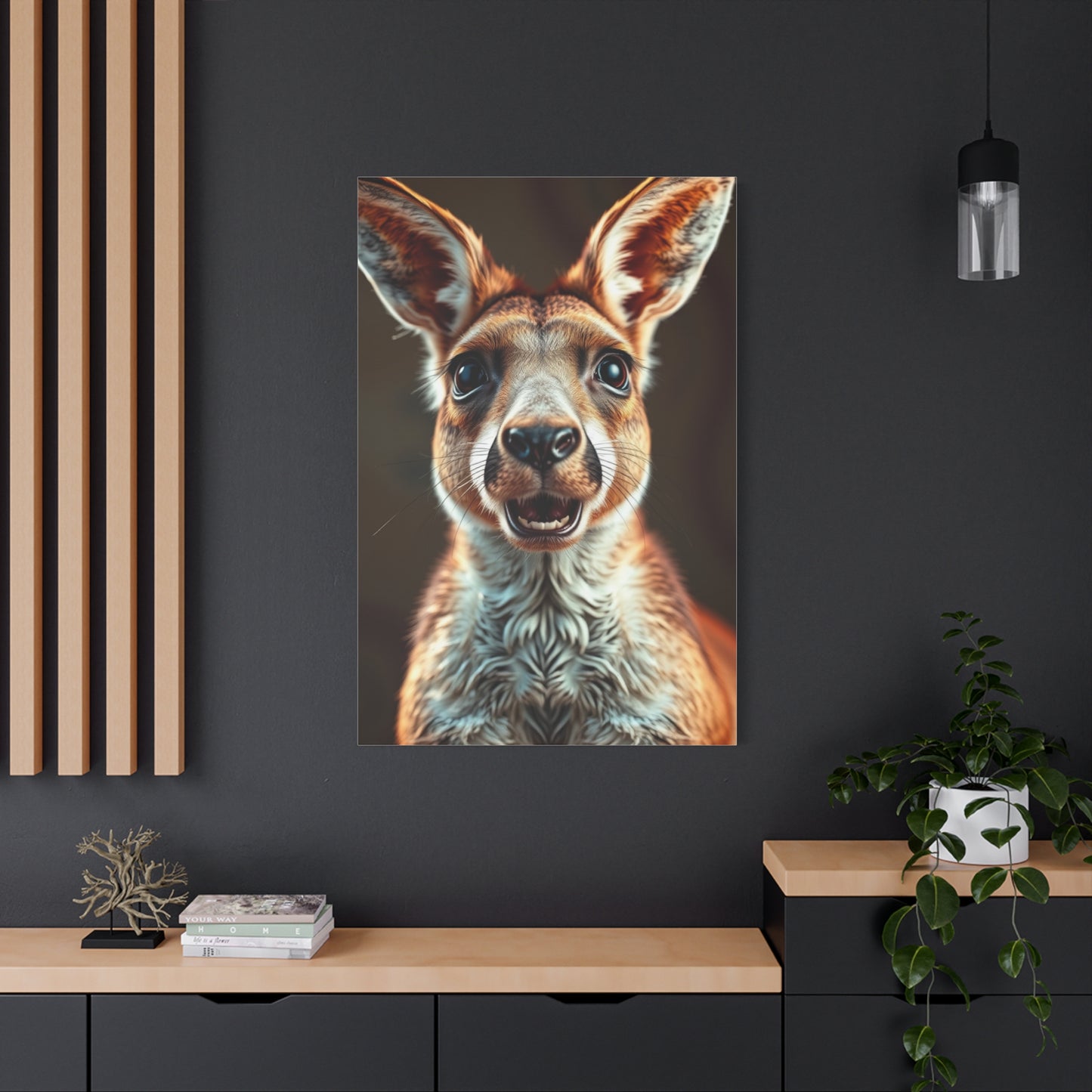 Vision Kangaroo Art Art Wall Art & Canvas Print