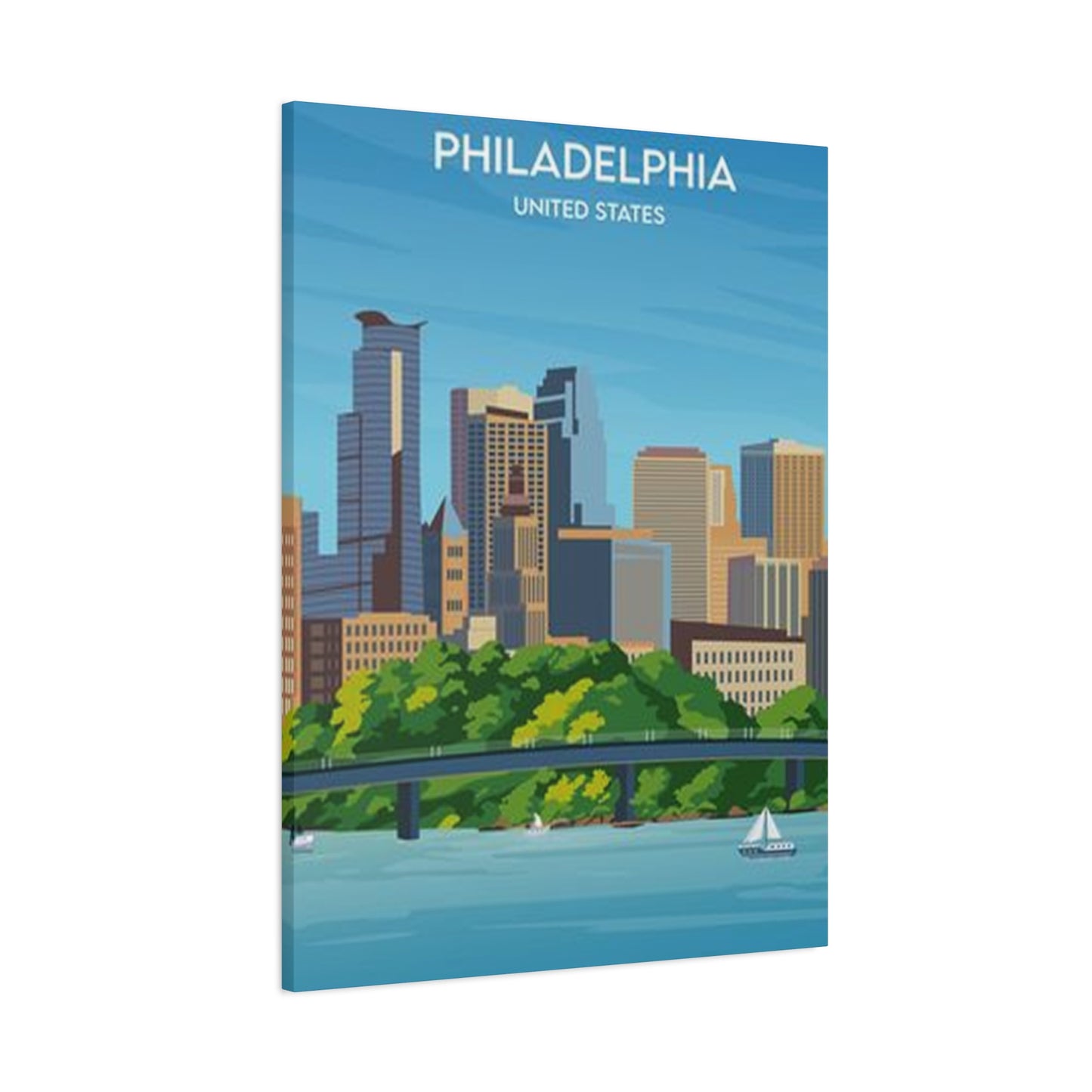 Philadelphia United States Poster Wall Art & Canvas Prints