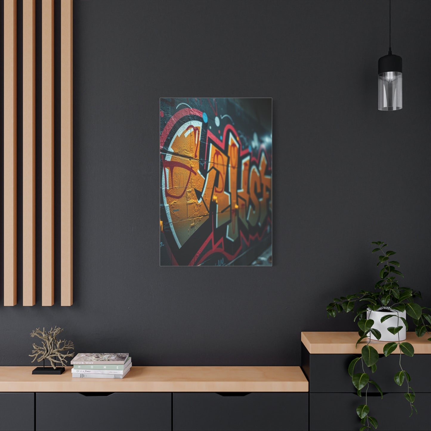 Refined Graffiti Reverie Wall Art & Canvas Print