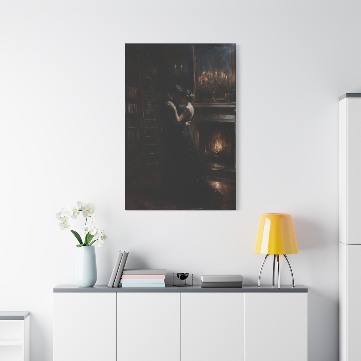 Dancing Couple Ballroom Dark Wall Art & Canvas Prints