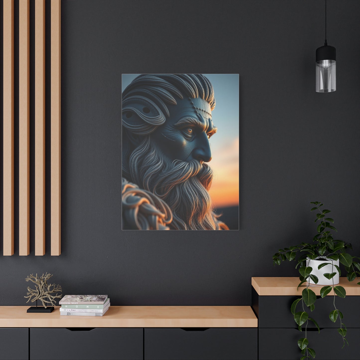 Silvery Elegance Canvas Wall Art & Canvas Print