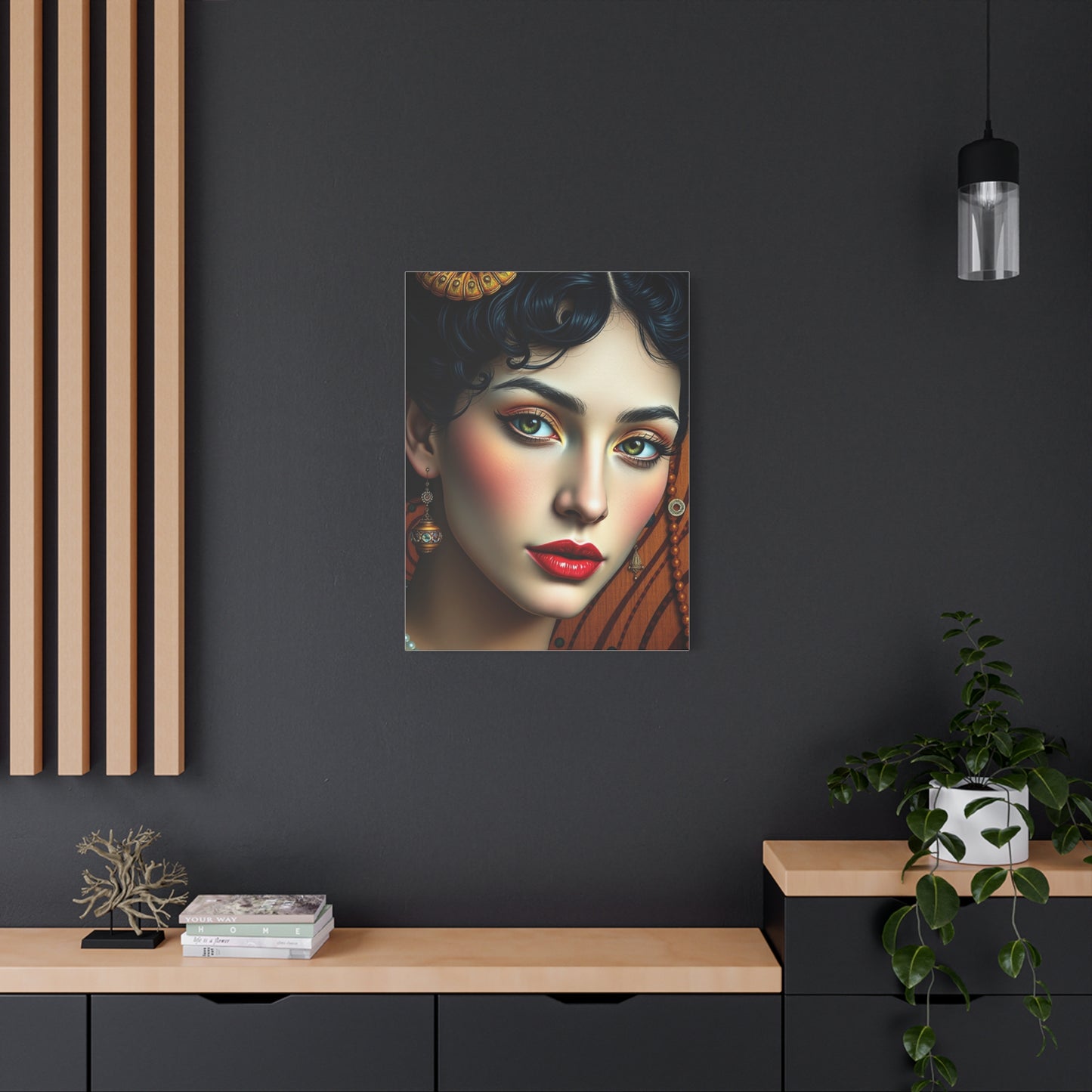 Gilded Serenity Canvas