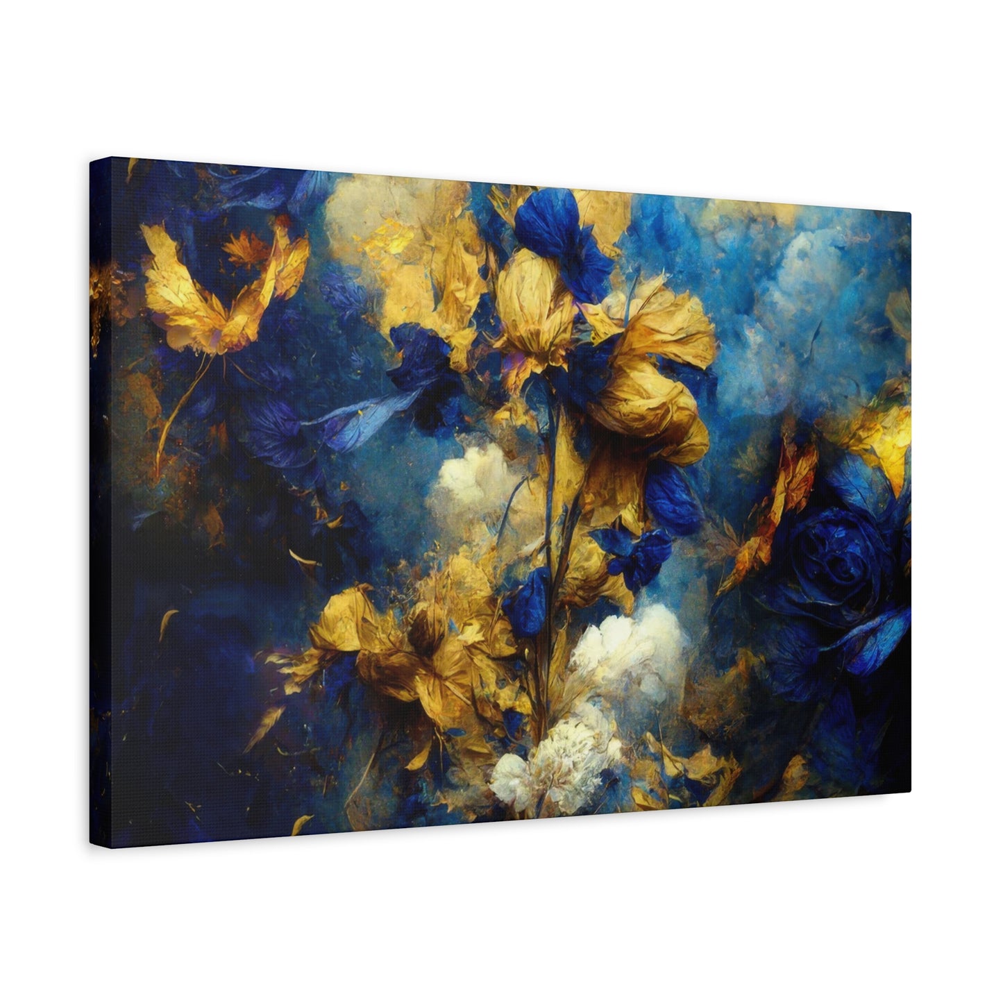 Golden Blooms at Twilight Wall Art & Canvas Prints