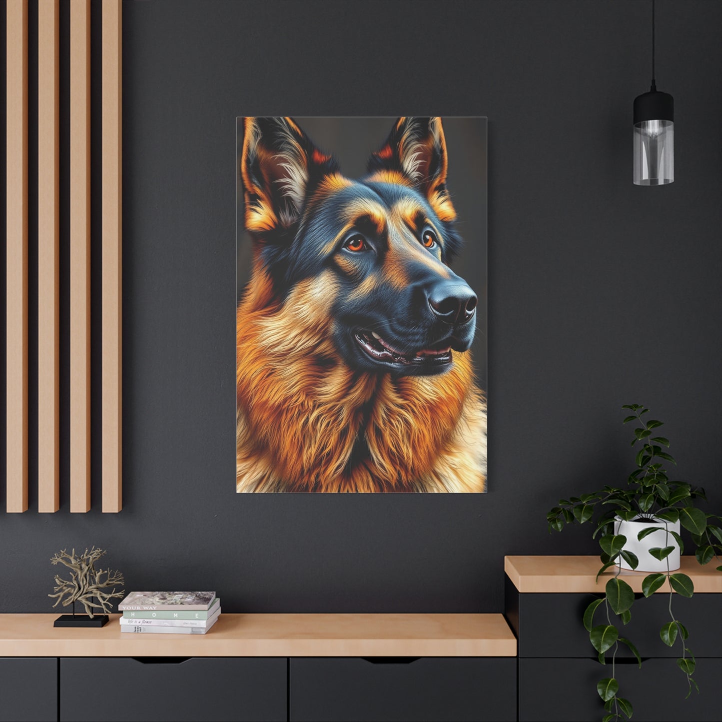 Masterpiece German Shepherd Art Vision Wall Art & Canvas Print