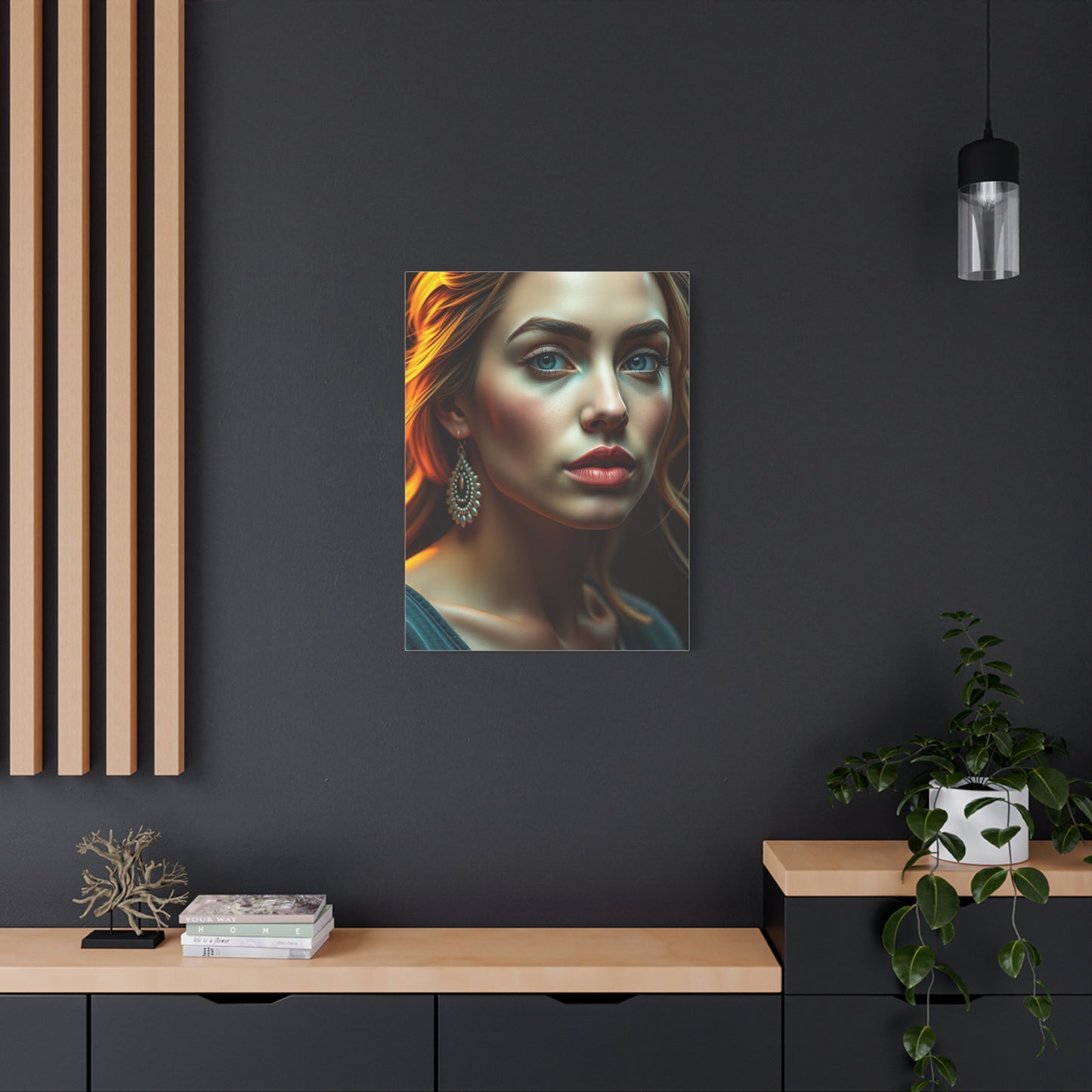 Celestial Muse Portrait Wall Art & Canvas Print