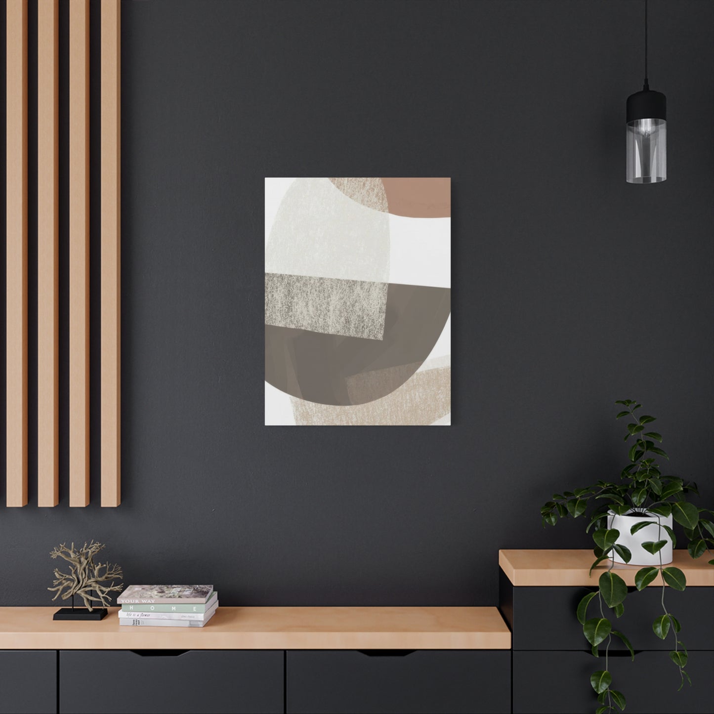Abstract Shapes Earth Tones Wall Art & Canvas Prints