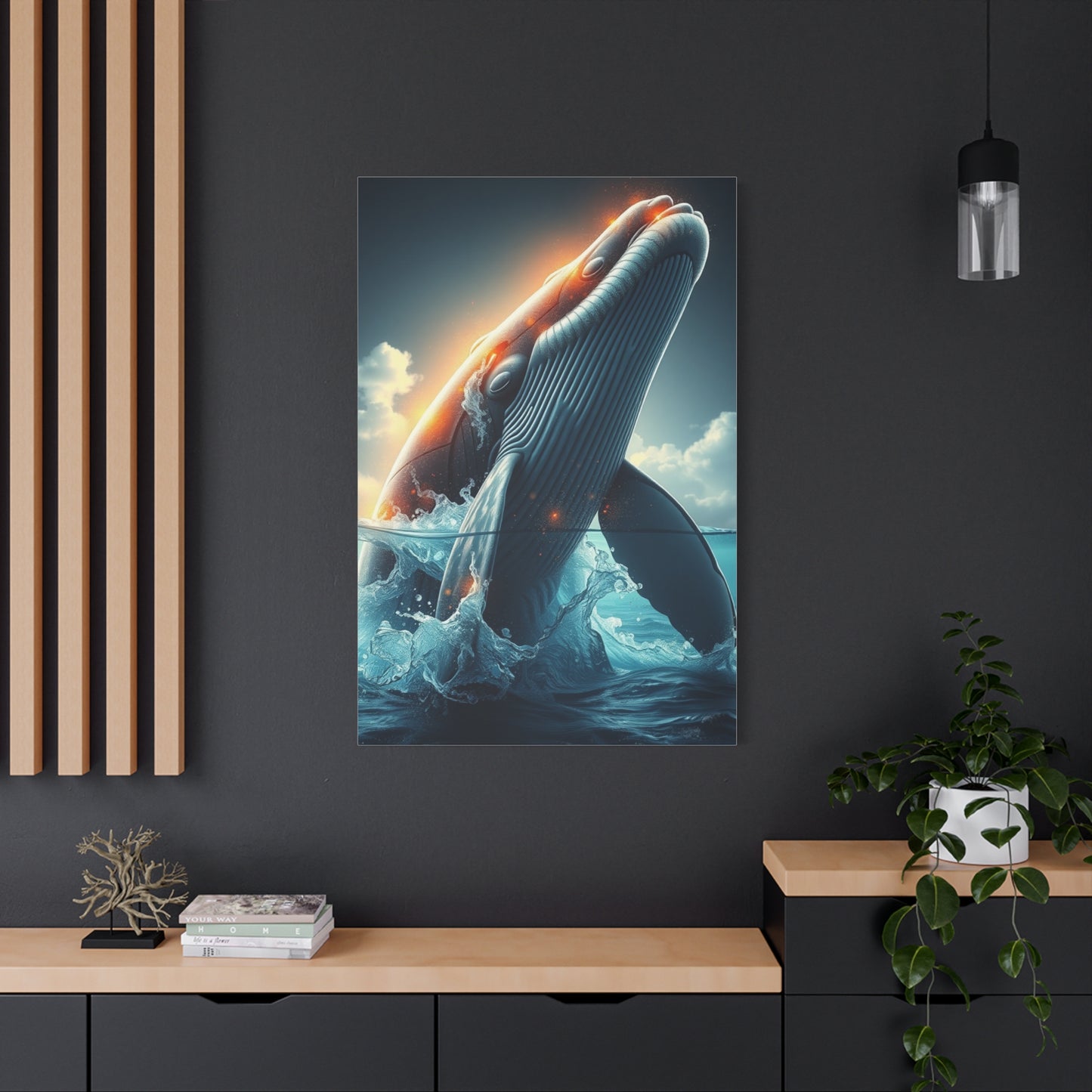 Masterpiece Whale Art Vision Wall Art & Canvas Print