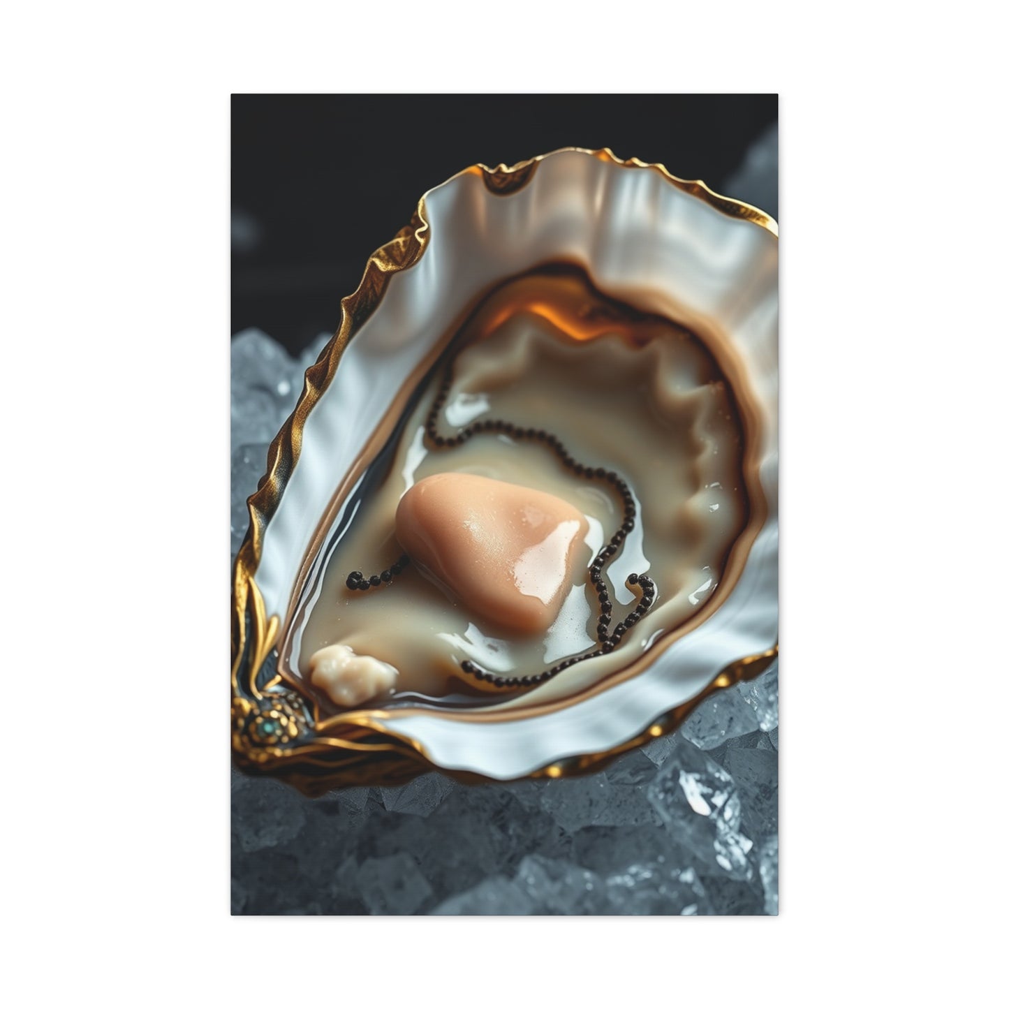 Oyster Art Canvas Art 4 Wall Art & Canvas Print