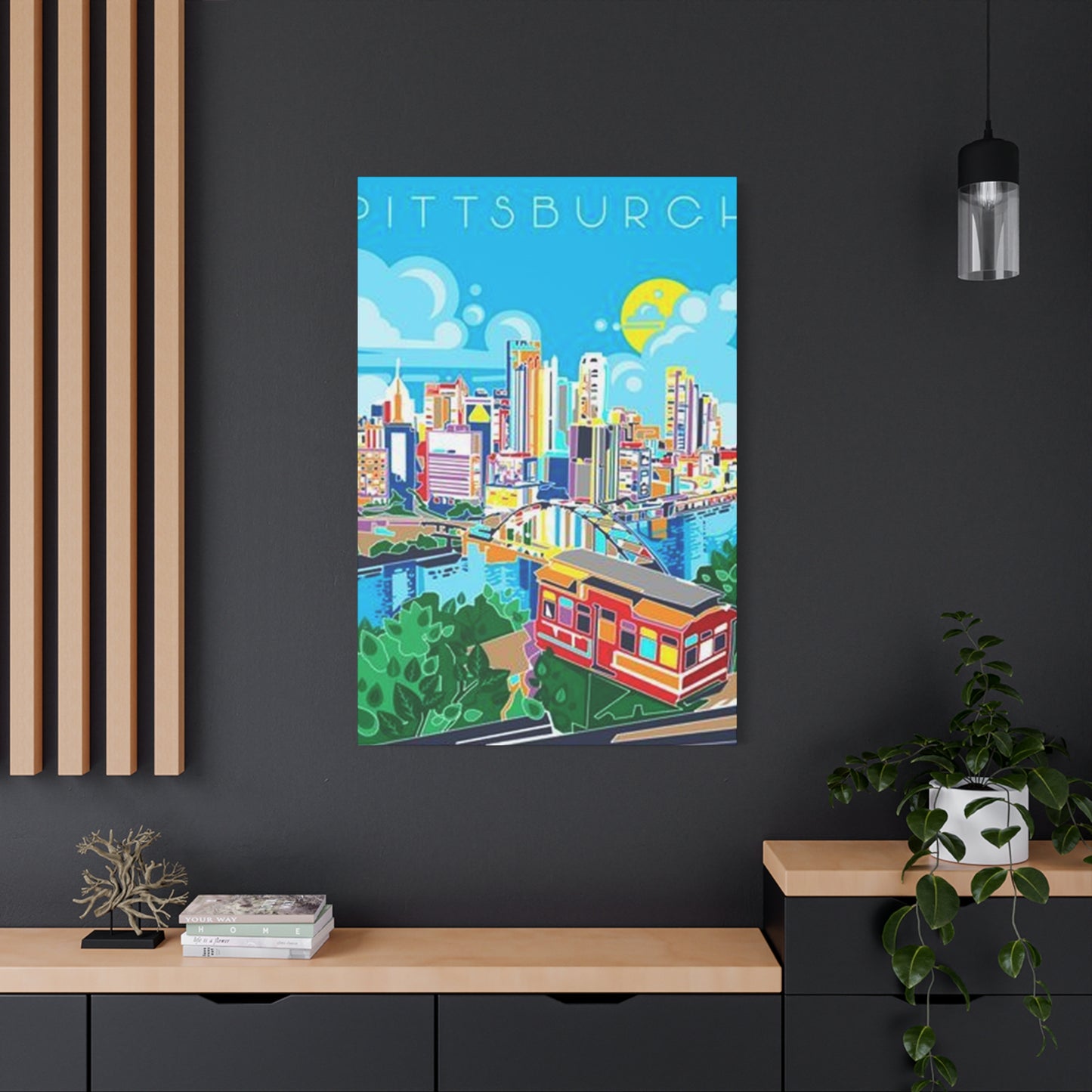 Pittsburgh Graffiti Poster Wall Art & Canvas Prints