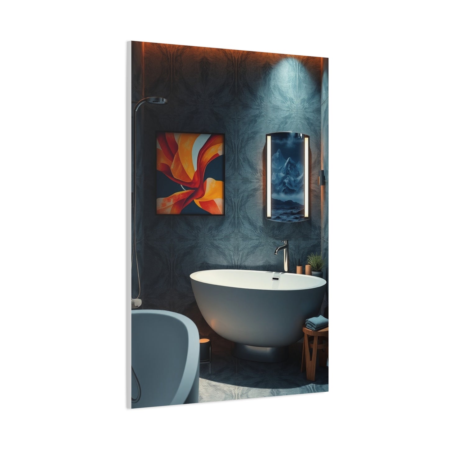 Refined Bath Sanctuary Art Wall Art & Canvas Print