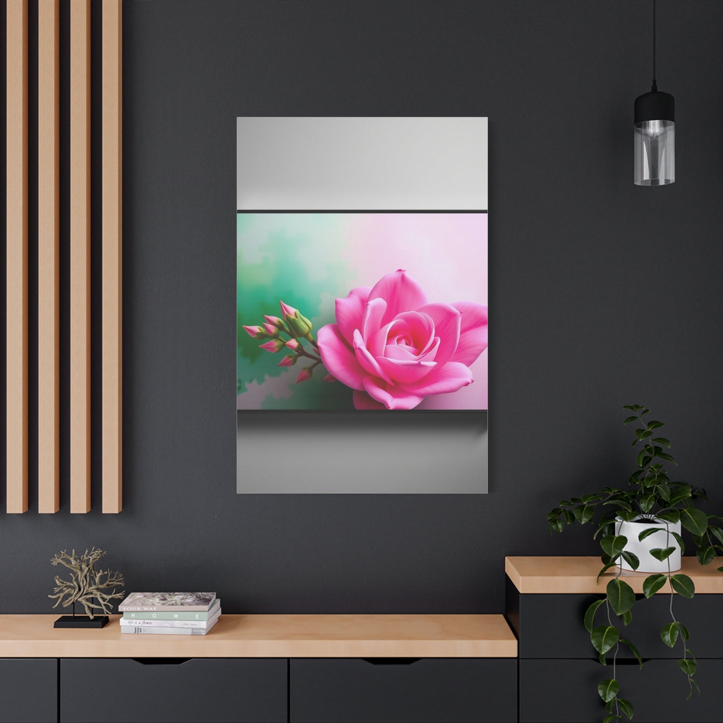 Green & Pink Canvas Art Refined Canvas Wall Art & Canvas Print