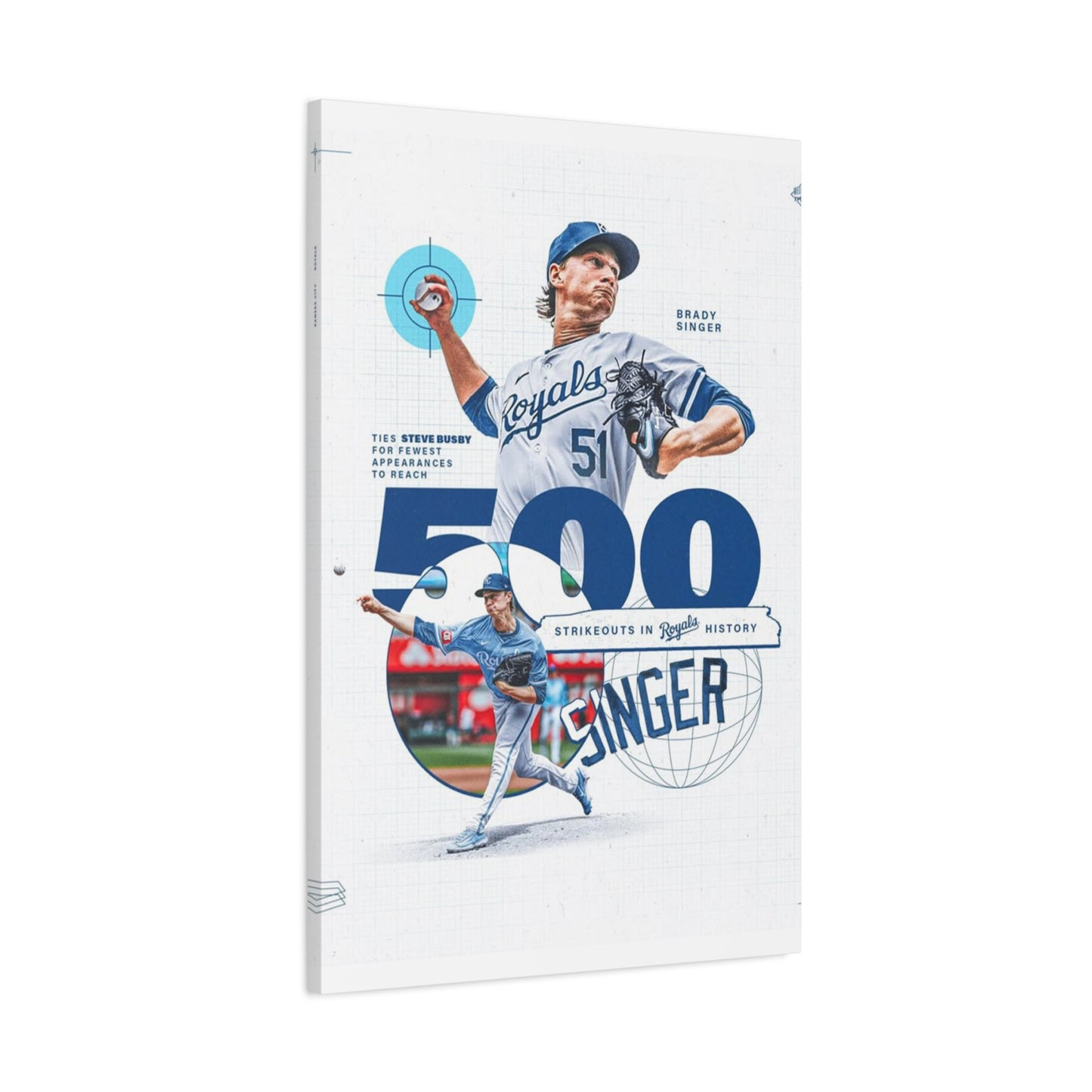 Brady Singer Poster Wall Art & Canvas Prints