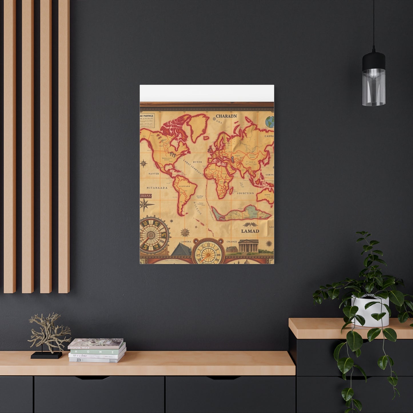 Supreme Art Collection Antique Maps Wall Art & Canvas Print