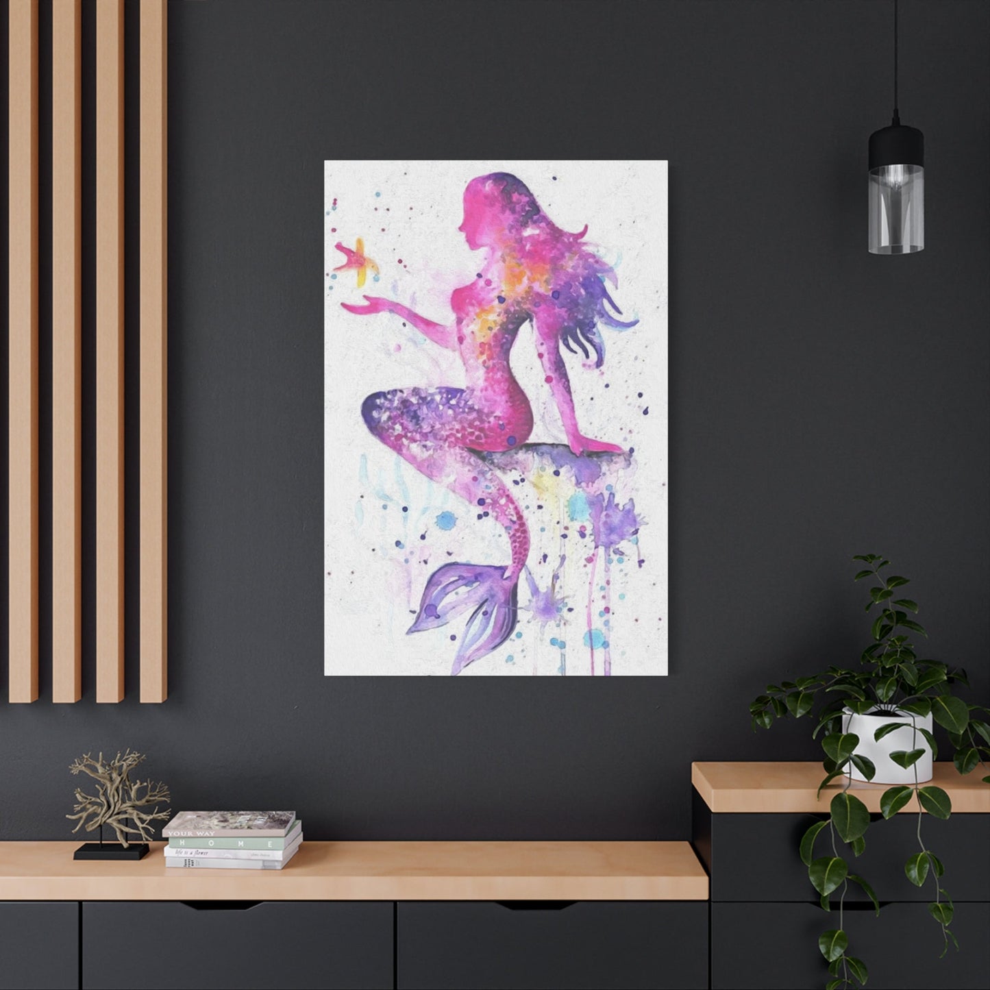 Colorful Mermaid Wall Art & Canvas Prints