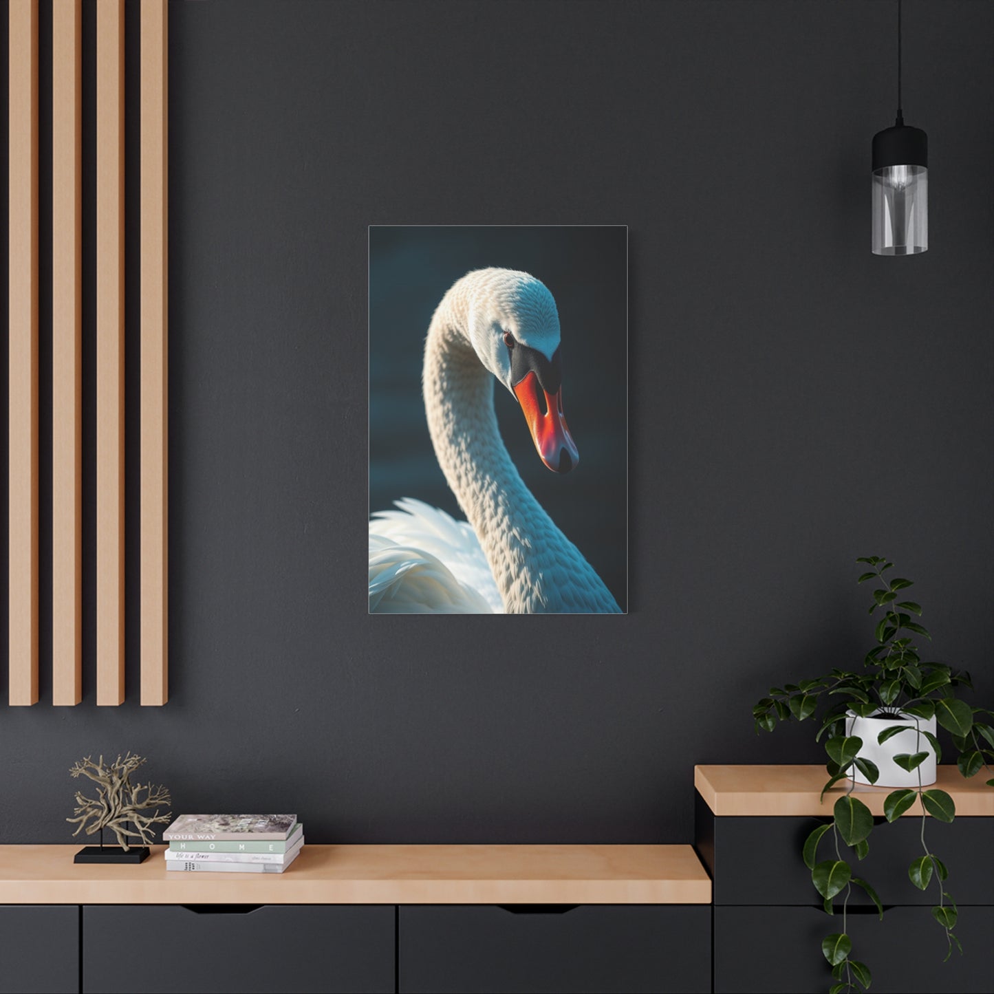 Swan Art Canvas Art 8 Wall Art & Canvas Print