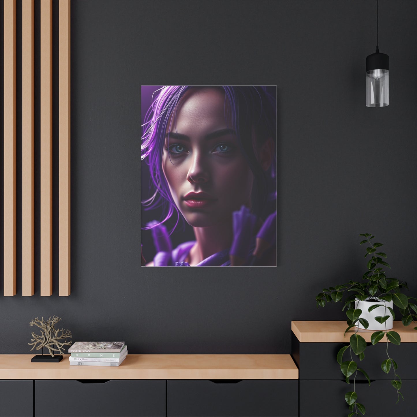 Majestic Amethyst Canvas Wall Art & Canvas Print