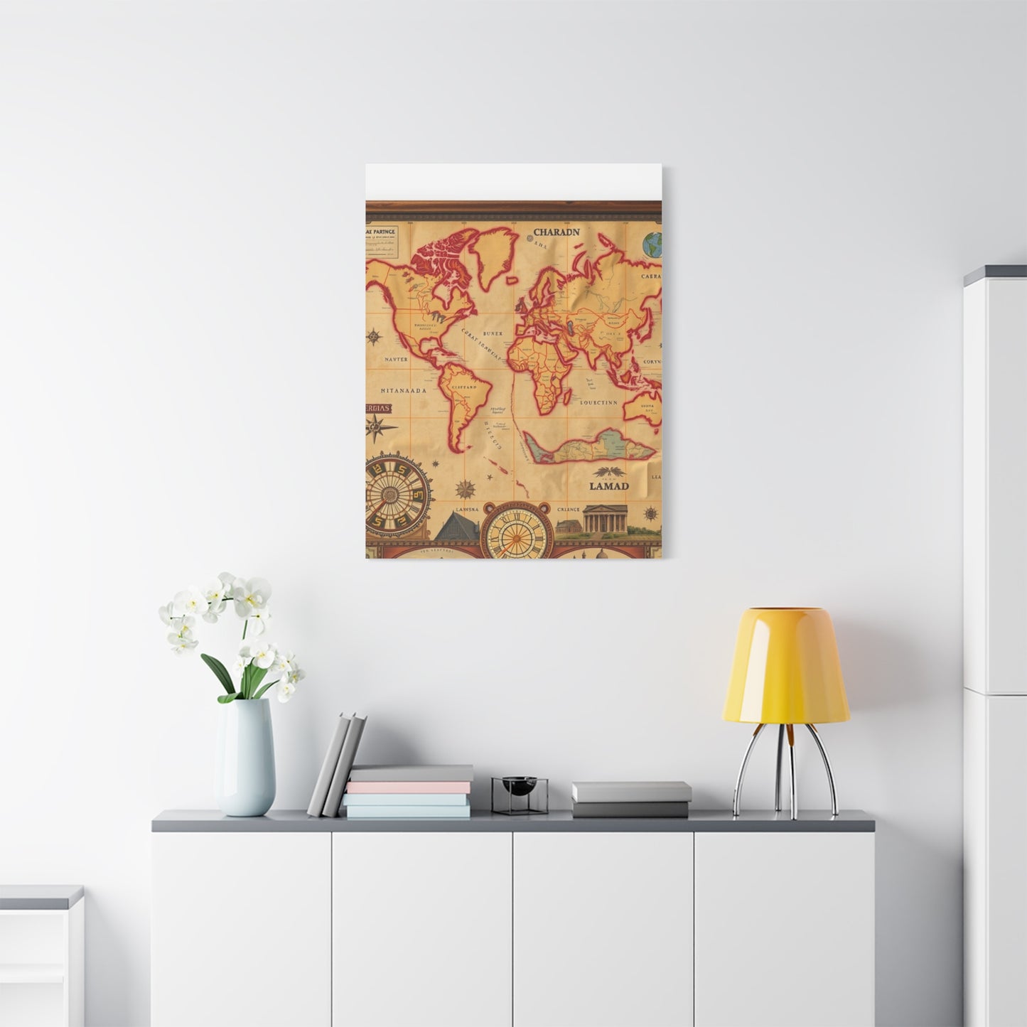 Supreme Art Collection Antique Maps Wall Art & Canvas Print