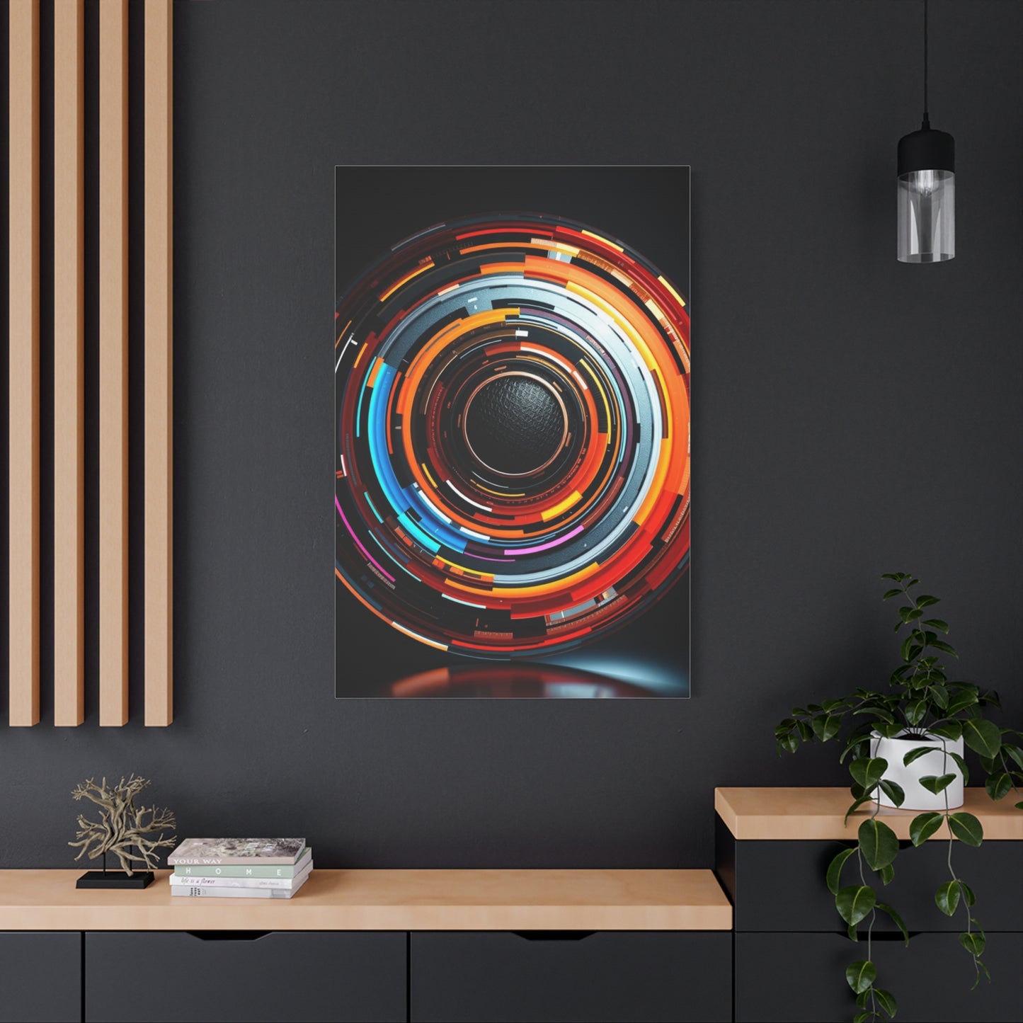 Ethereal Circle Symphony wall art & canvas print