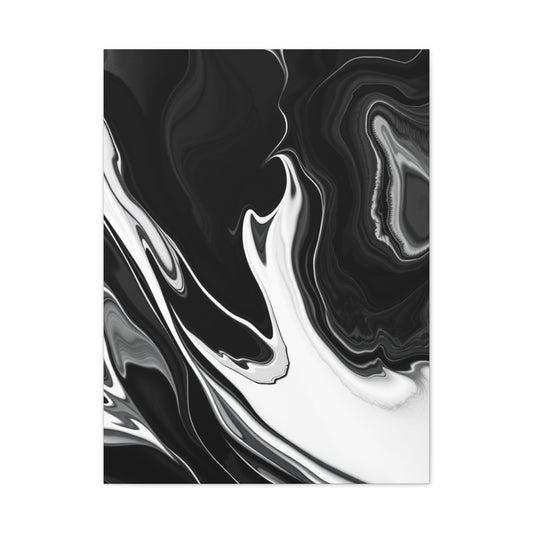 Black and White Abstract Art Luxury Canvas Wall Art & Canvas Print