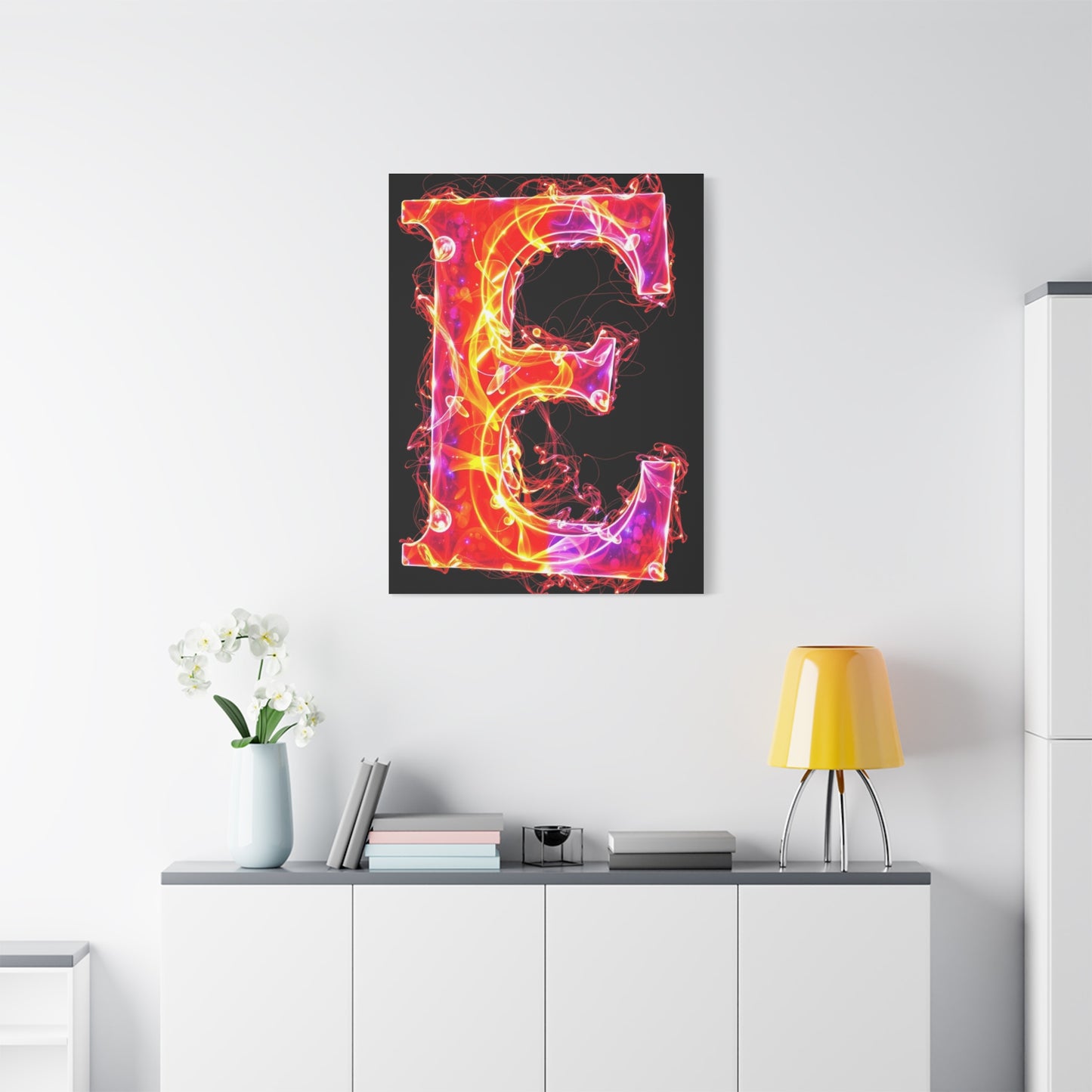 The Letter E - Art Canvas Art 2 Wall Art & Canvas Print