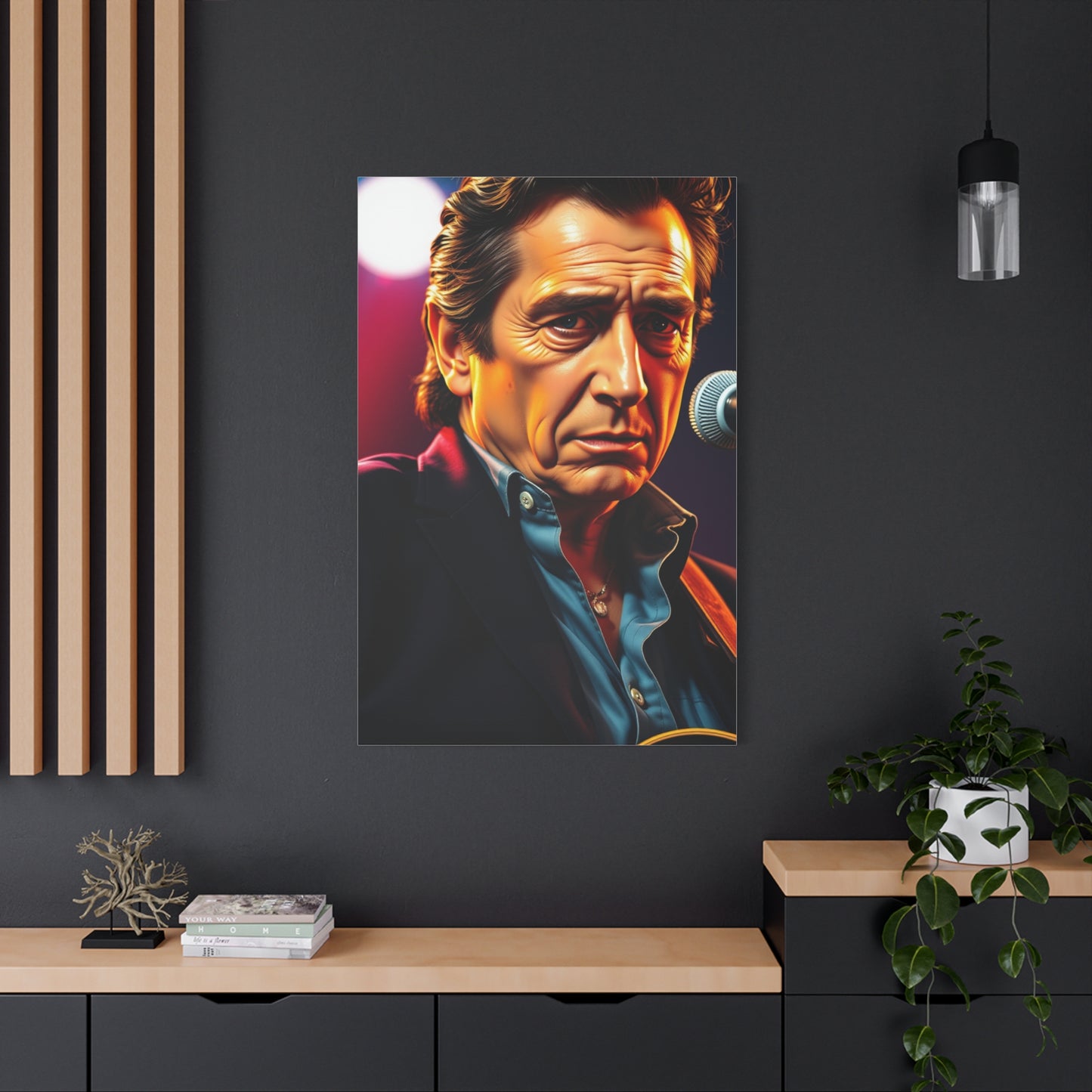 Johnny Cash Art Canvas Art 1 Wall Art & Canvas Print