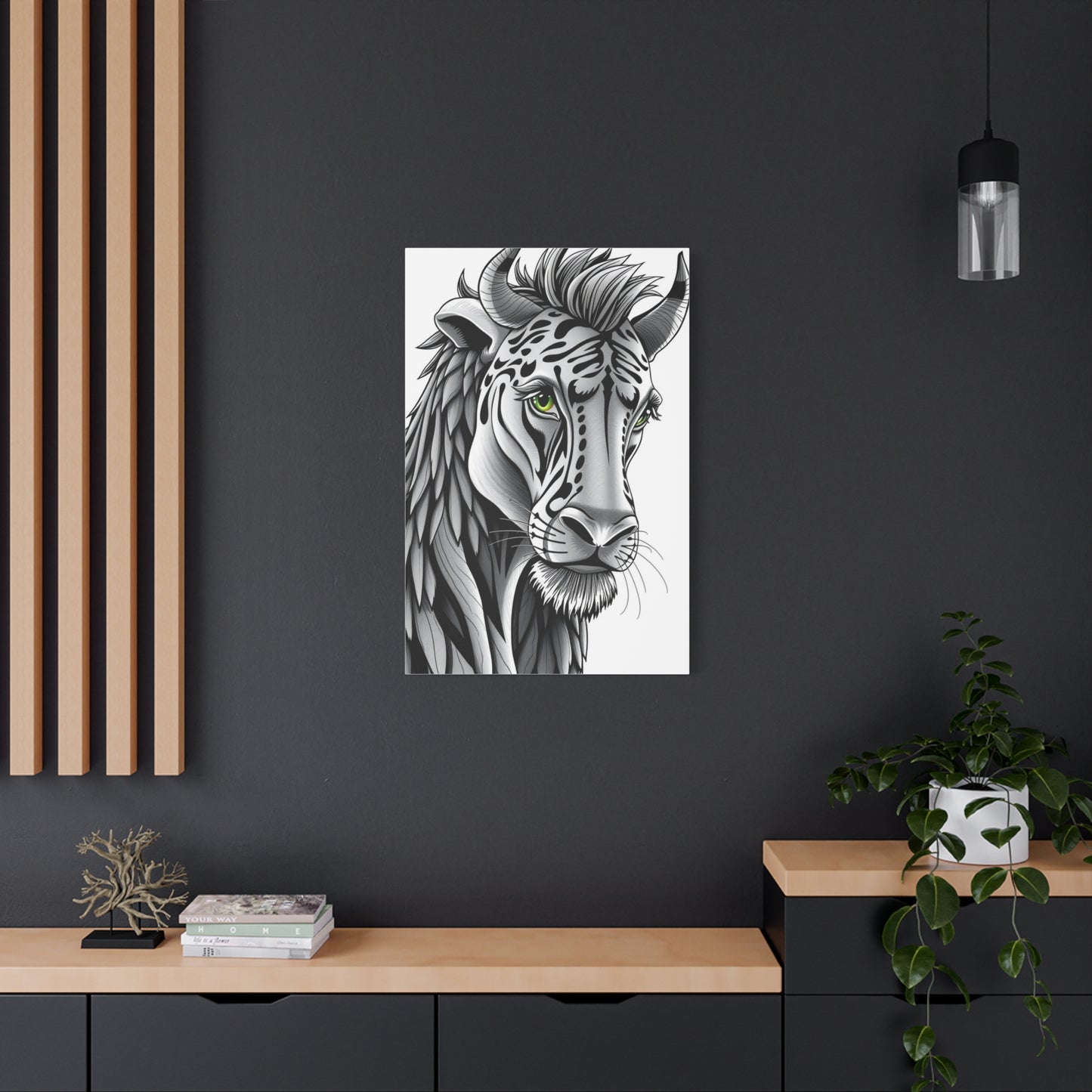 Supreme Black and White Illustrations Art Collection Wall Art & Canvas Print