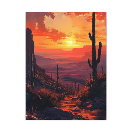 Arizona Desert Sky Sunset Wall Art & Canvas Prints