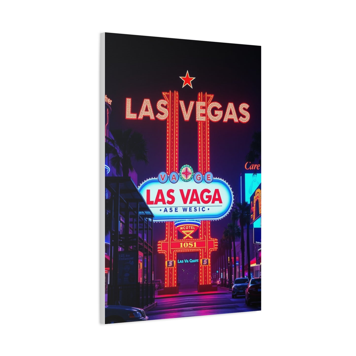 Las Vagas Art Canvas Art 5 Wall Art & Canvas Print