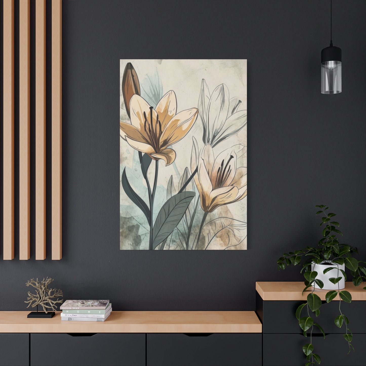 Flowers Earth Tones Wall Art & Canvas Prints
