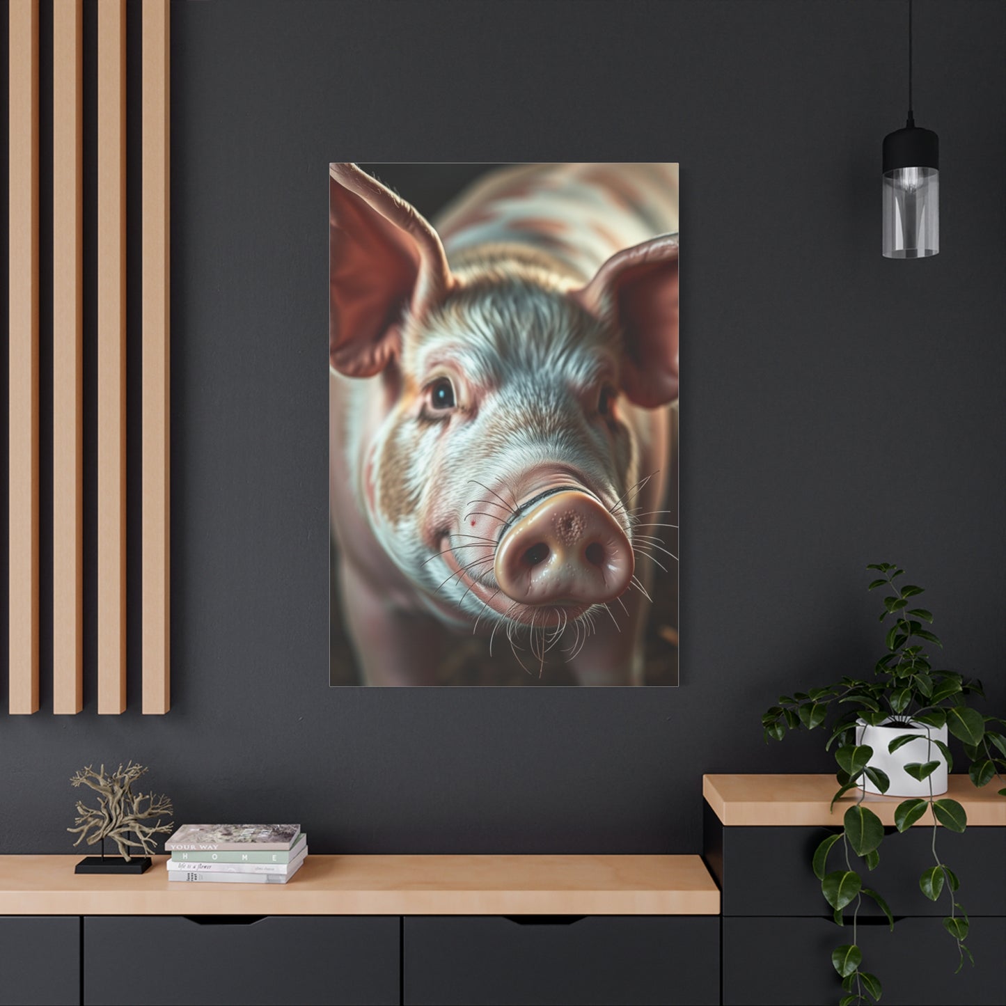 Pig Art Canvas Art 3 Wall Art & Canvas Print
