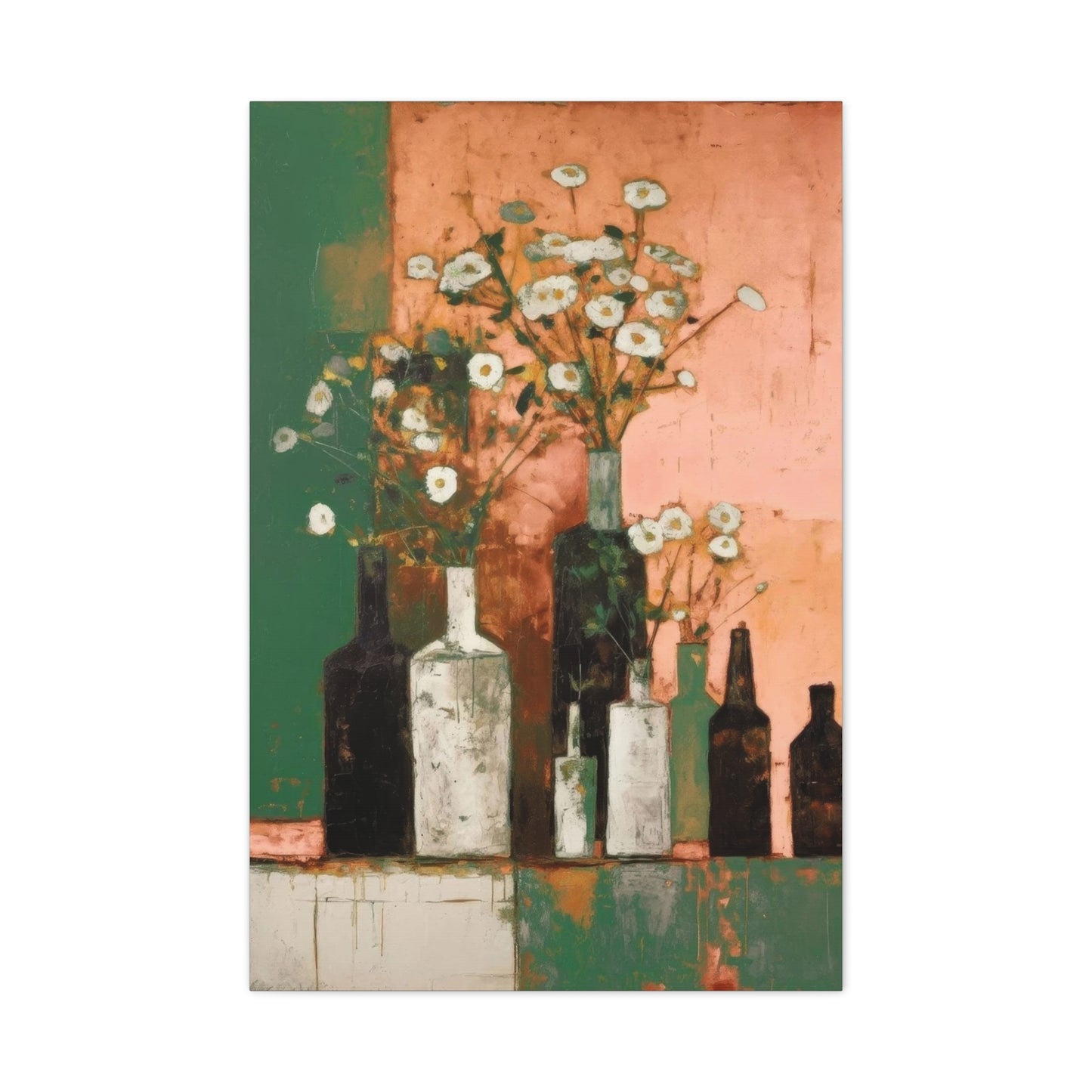 Bottles and Blooms Wall Art & Canvas Prints