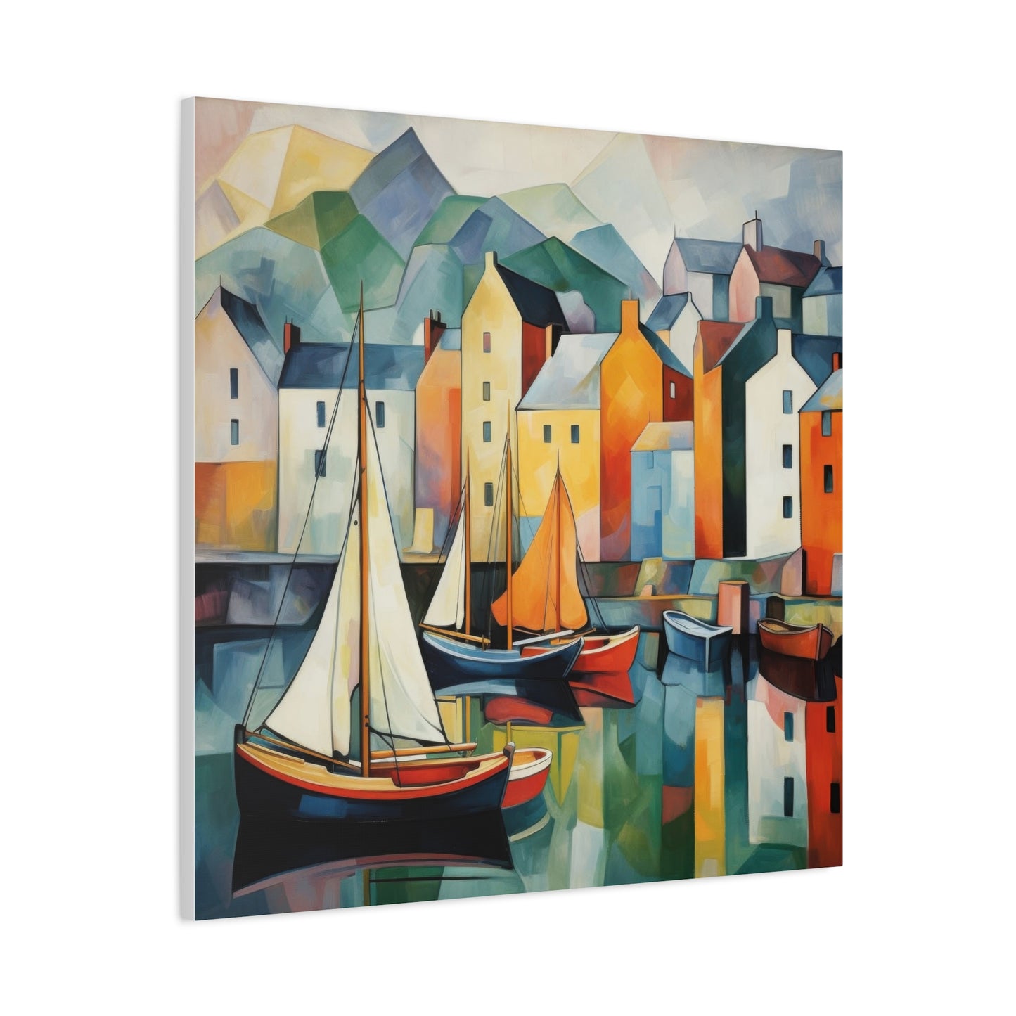 Coastal Cubism Wall Art & Canvas Prints