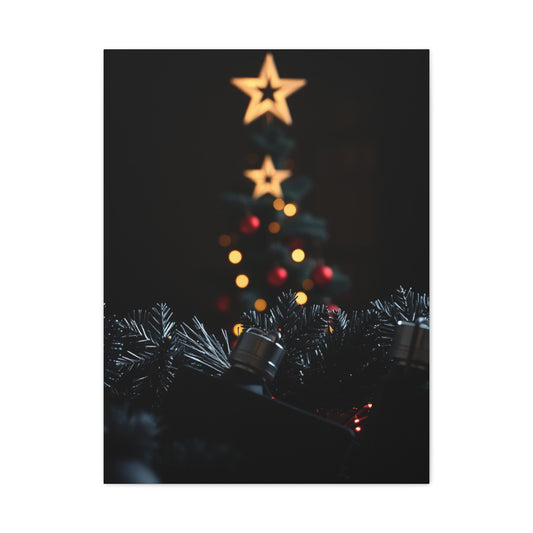 Elite Black Christmas Art Vision Wall Art & Canvas Print