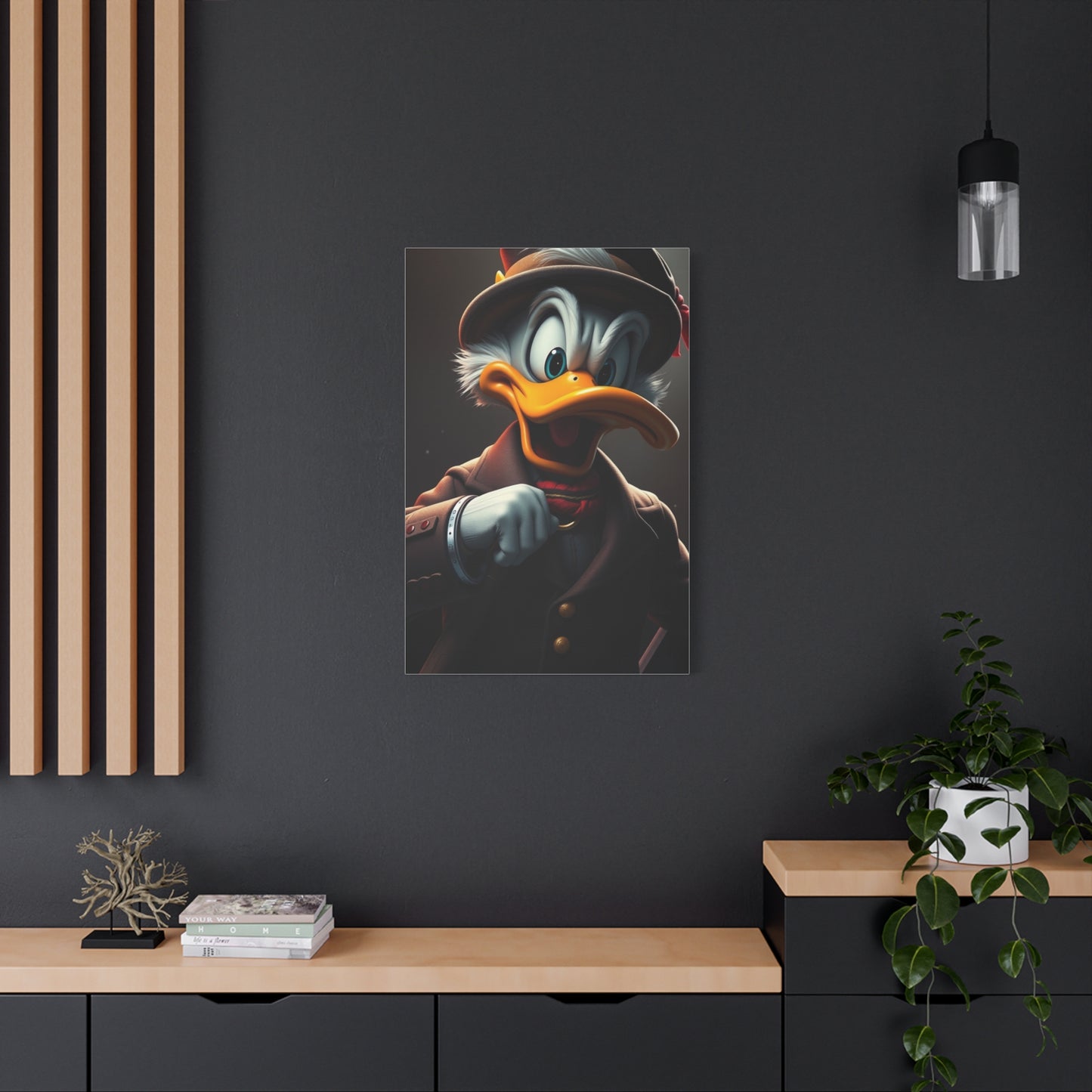 Aristocratic Plumage Canvas Wall Art & Canvas Print