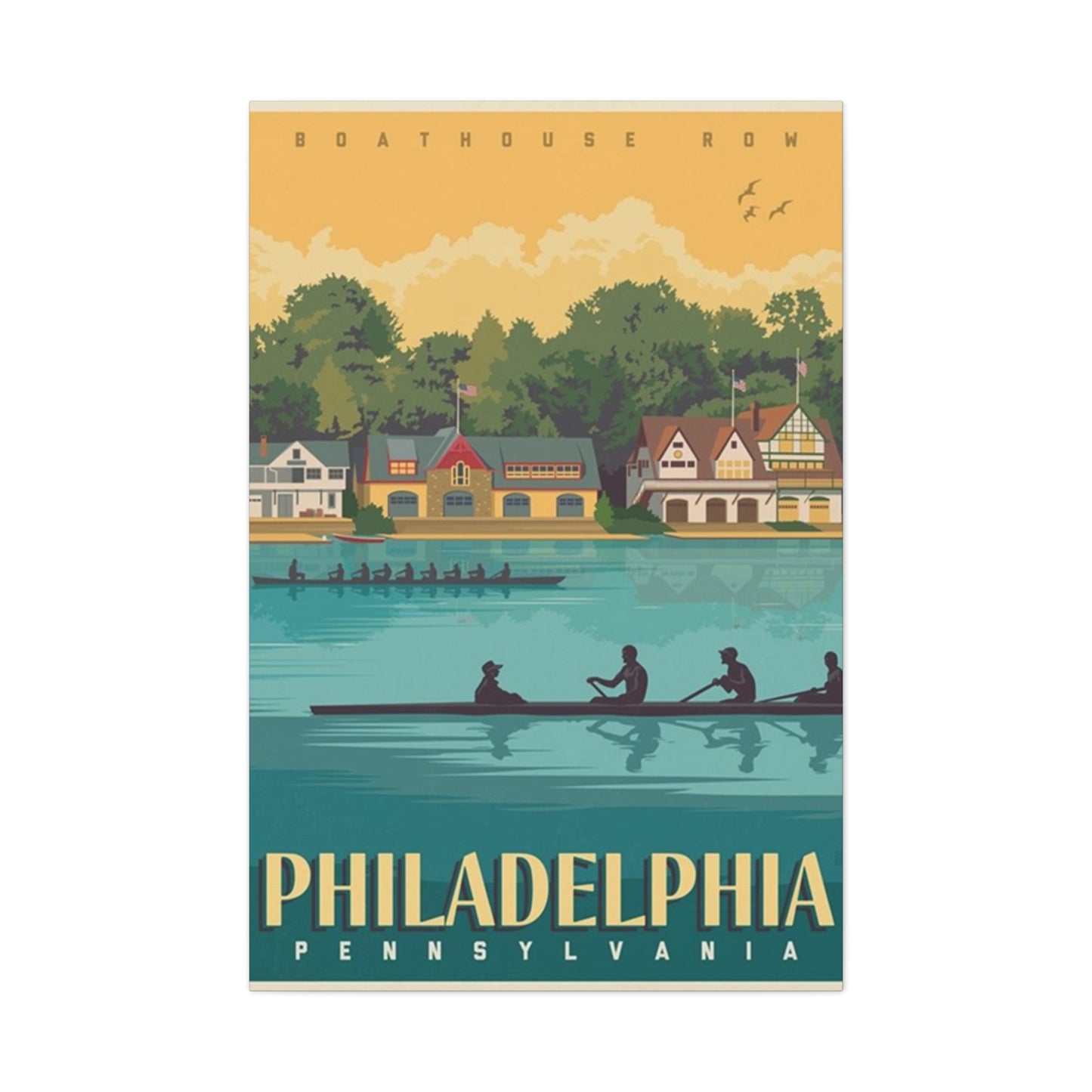 Boathouse Row Wall Art & Canvas Prints