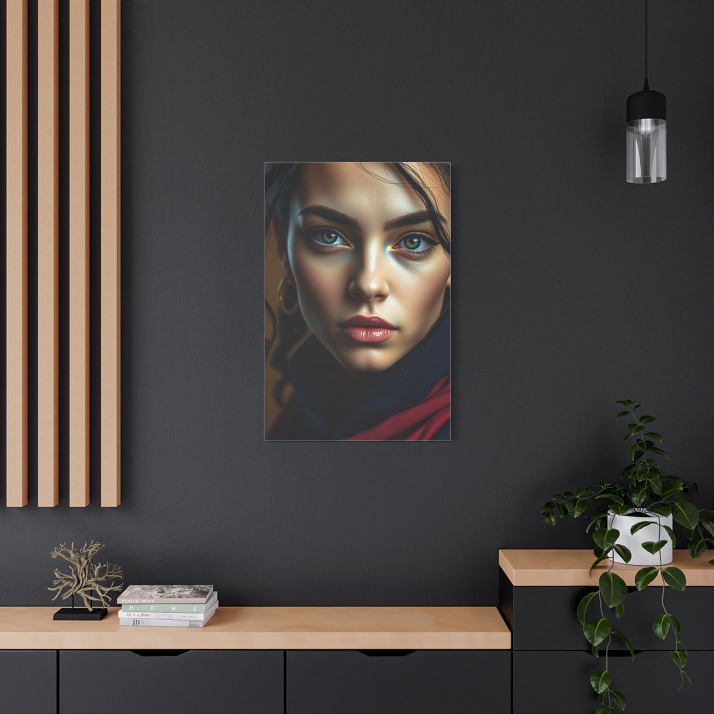 Sophisticated Clay and Midnight Wall Art & Canvas Print
