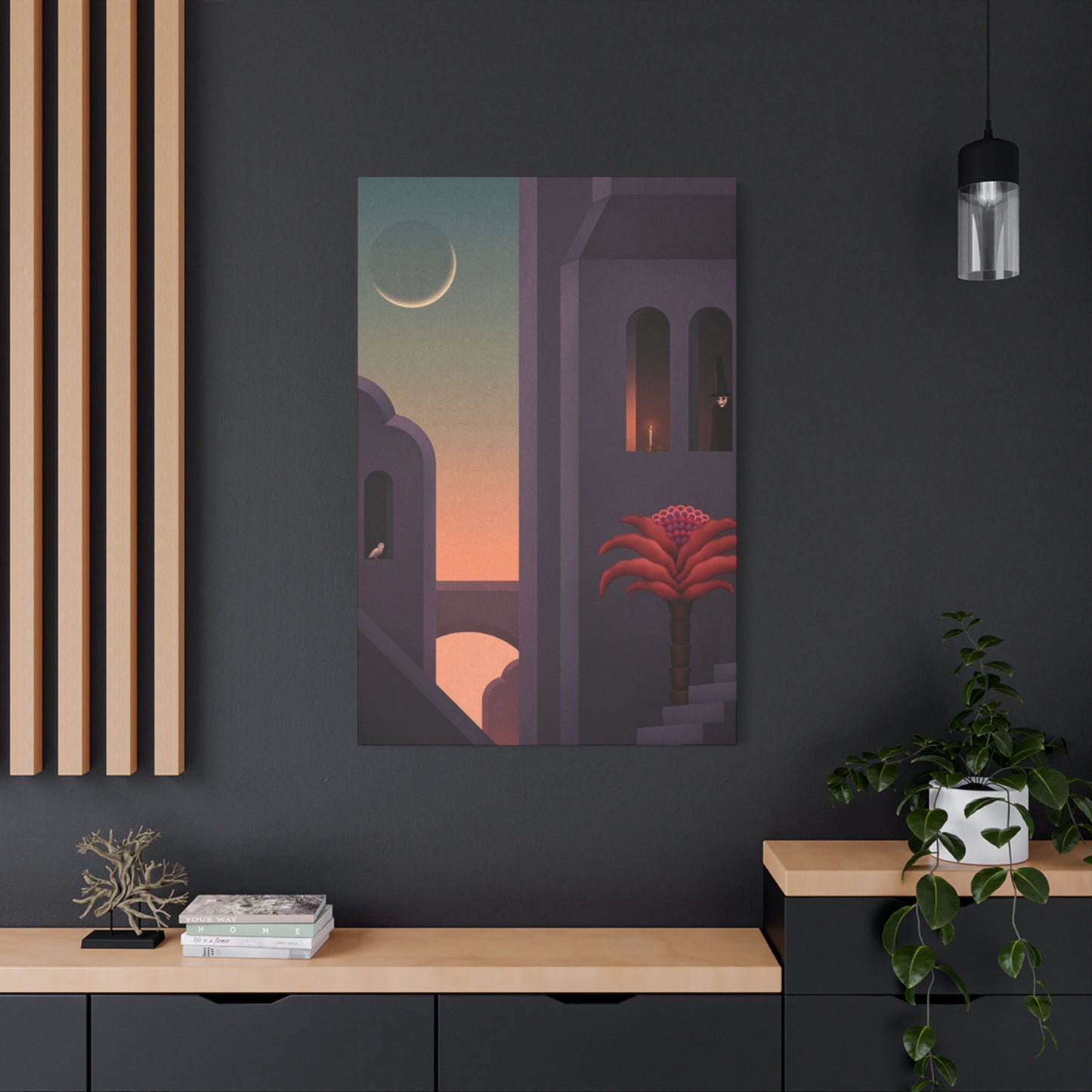 Resort In Dawn Wall Art & Canvas Prints