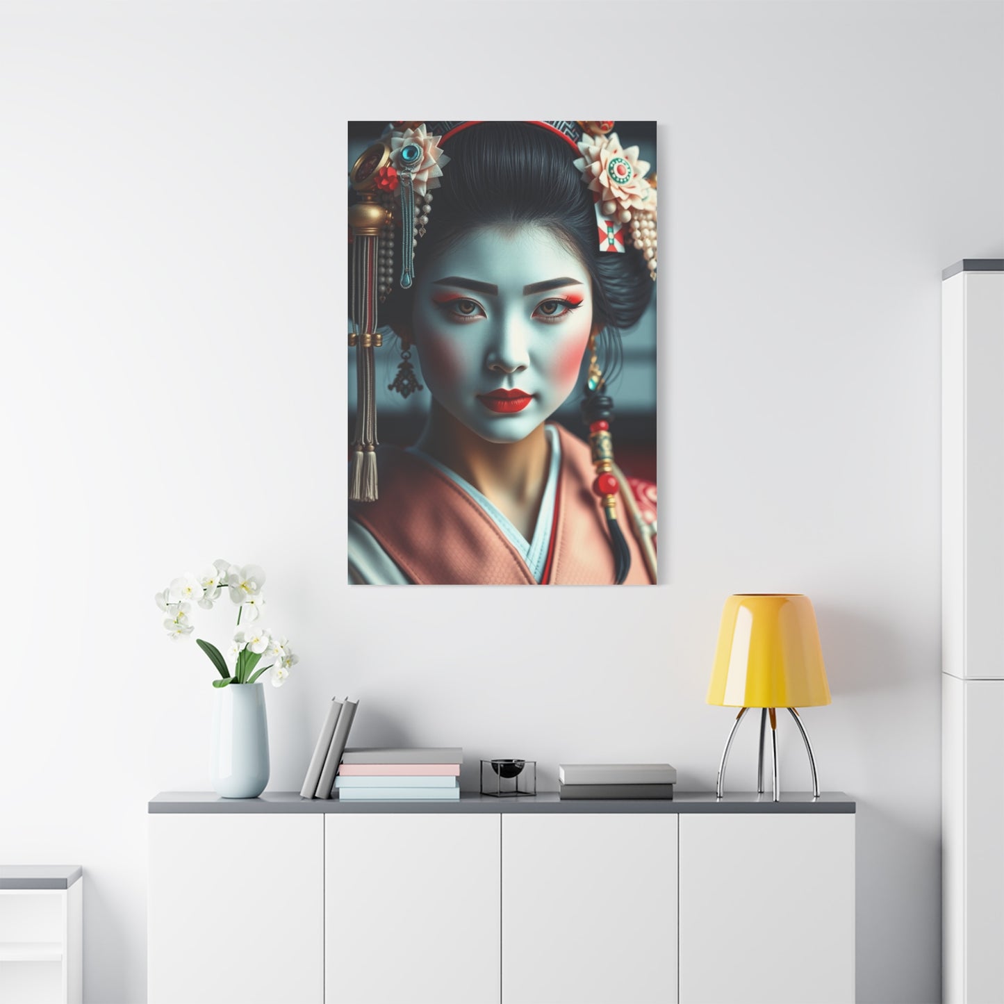 Geisha Art Canvas Art 4 Wall Art & Canvas Print