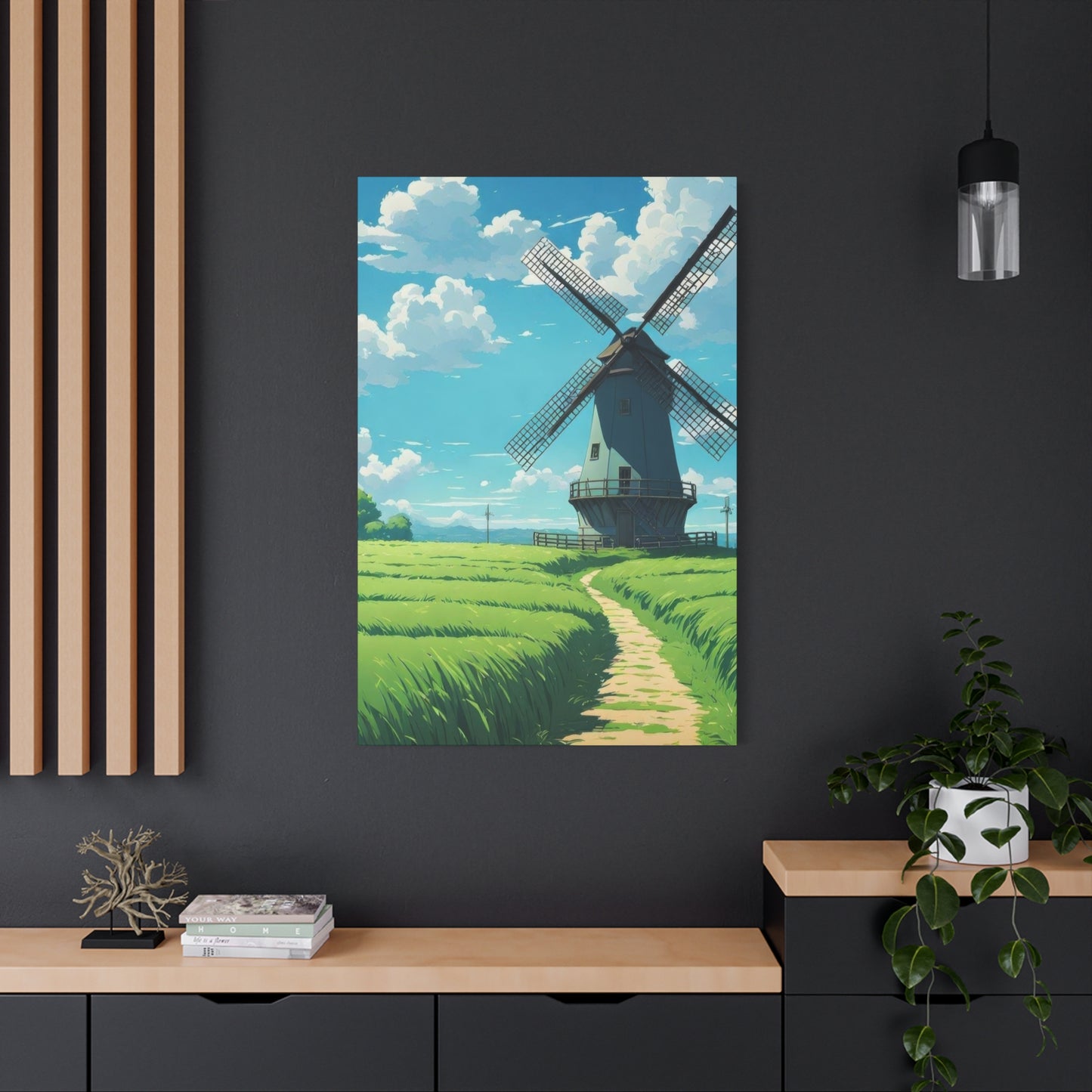 Greenfield Windmill Countryside Wall Art & Canvas Prints
