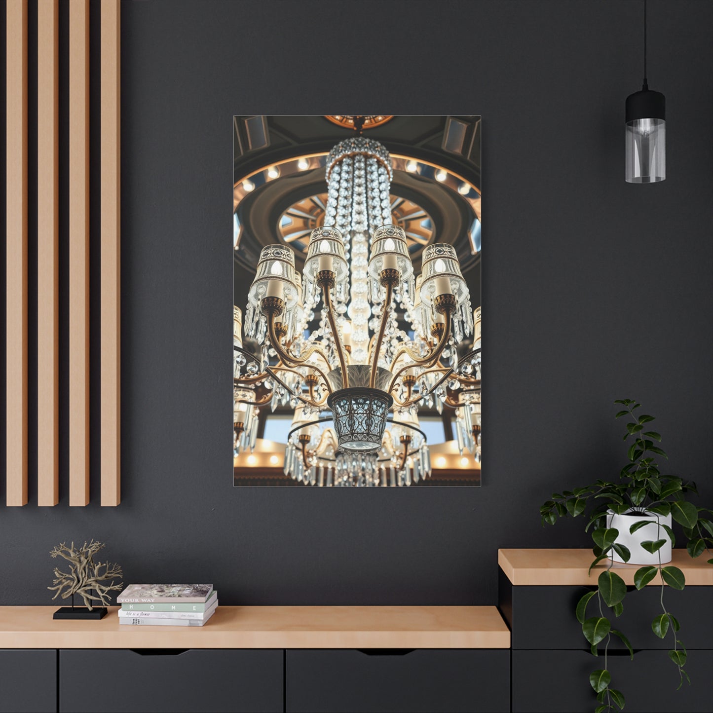Chandelier Art Supreme Canvas Wall Art & Canvas Print