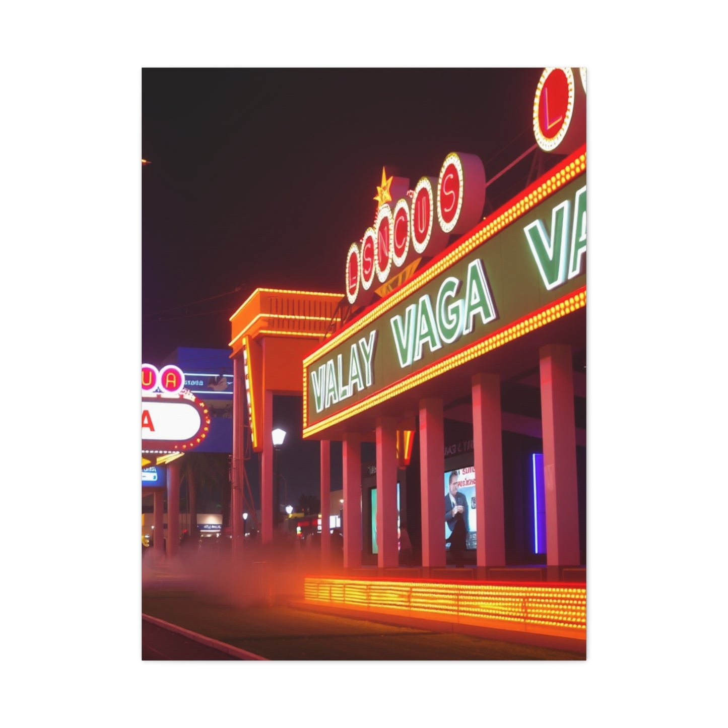 Las Vagas Art Canvas Art 9 Wall Art & Canvas Print