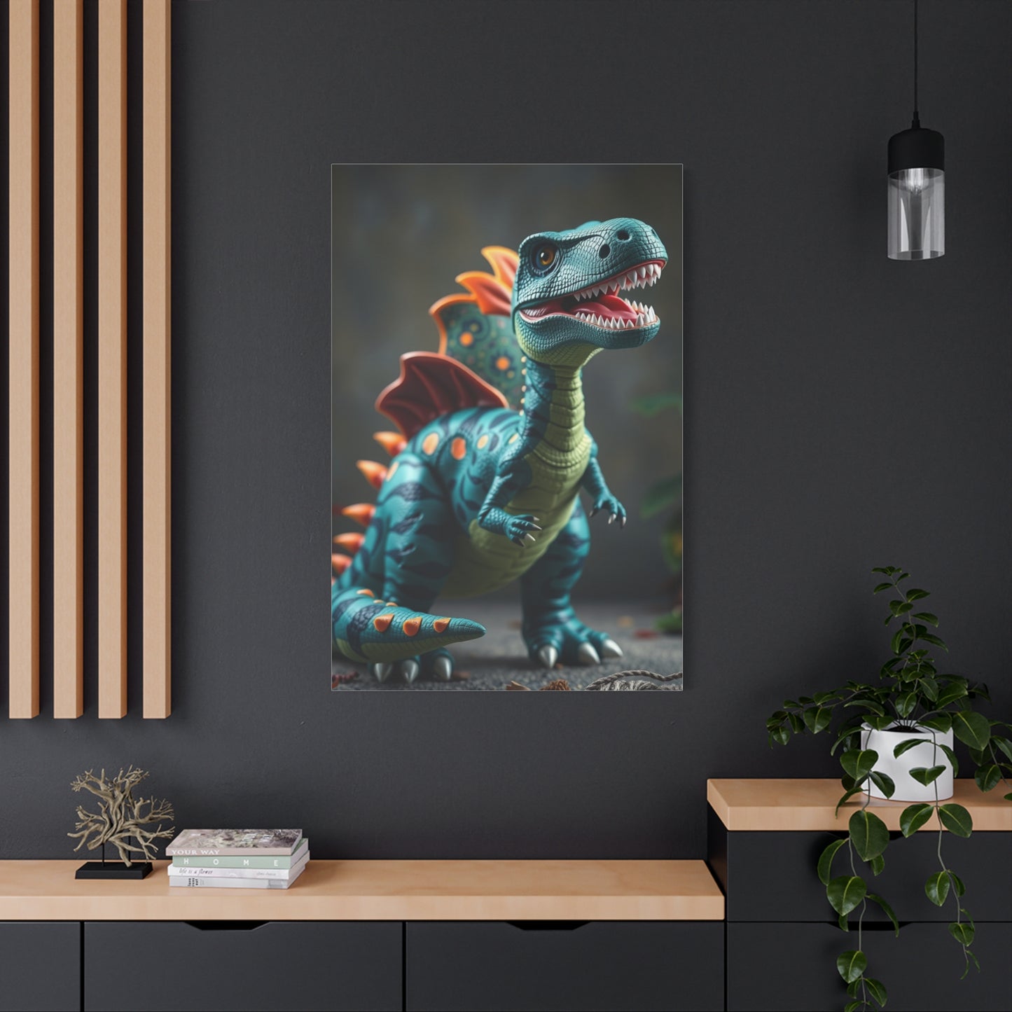 Kid’s Dinosaur Art Canvas Art 9 Wall Art & Canvas Print