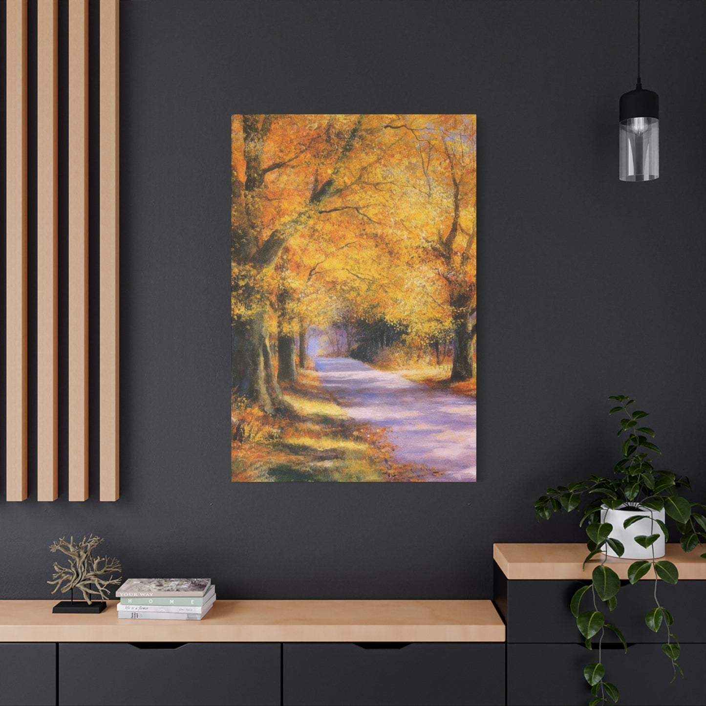Forest Yellow Path Wall Art & Canvas Prints