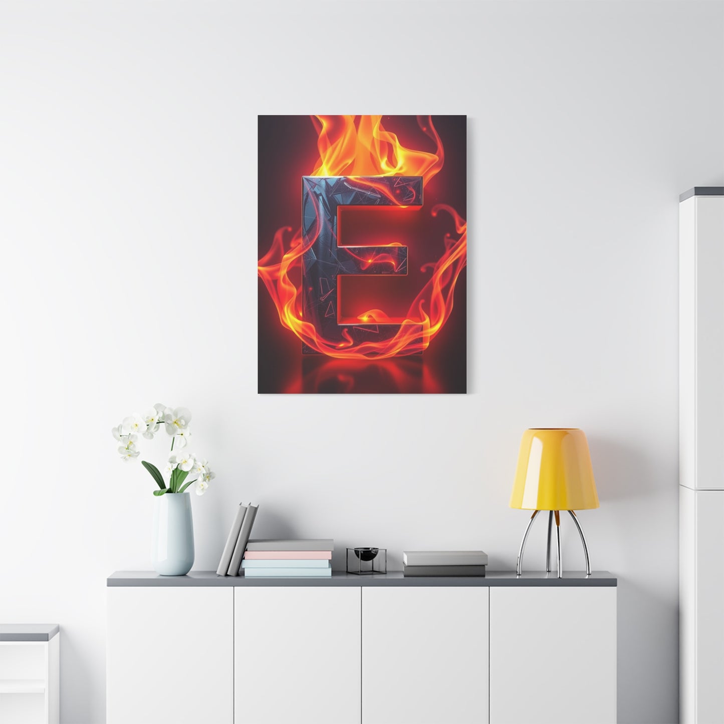 The Letter E - Art Canvas Art 5 Wall Art & Canvas Print