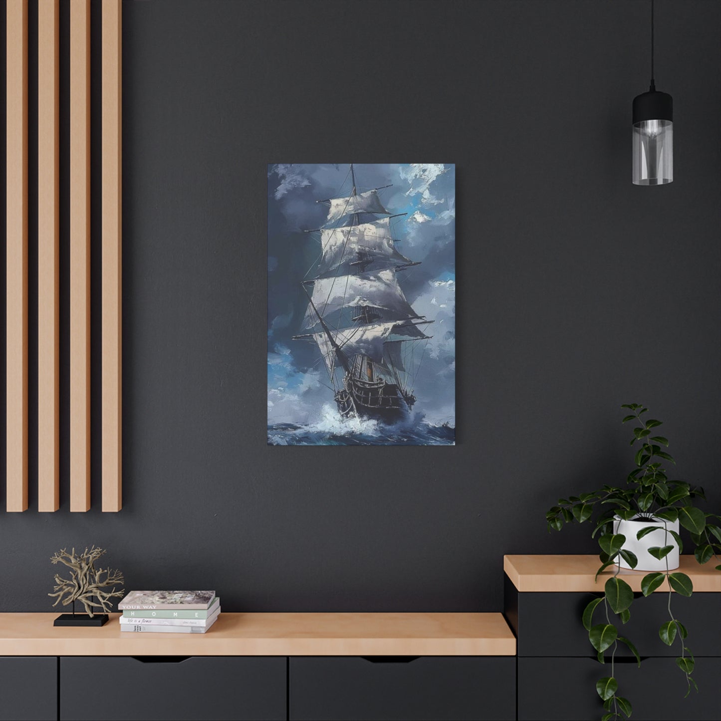 Large Ship In Sea Wall Art & Canvas Prints