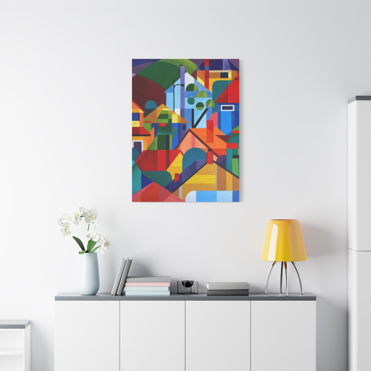 Cityscape Cubism Wall Art & Canvas Prints