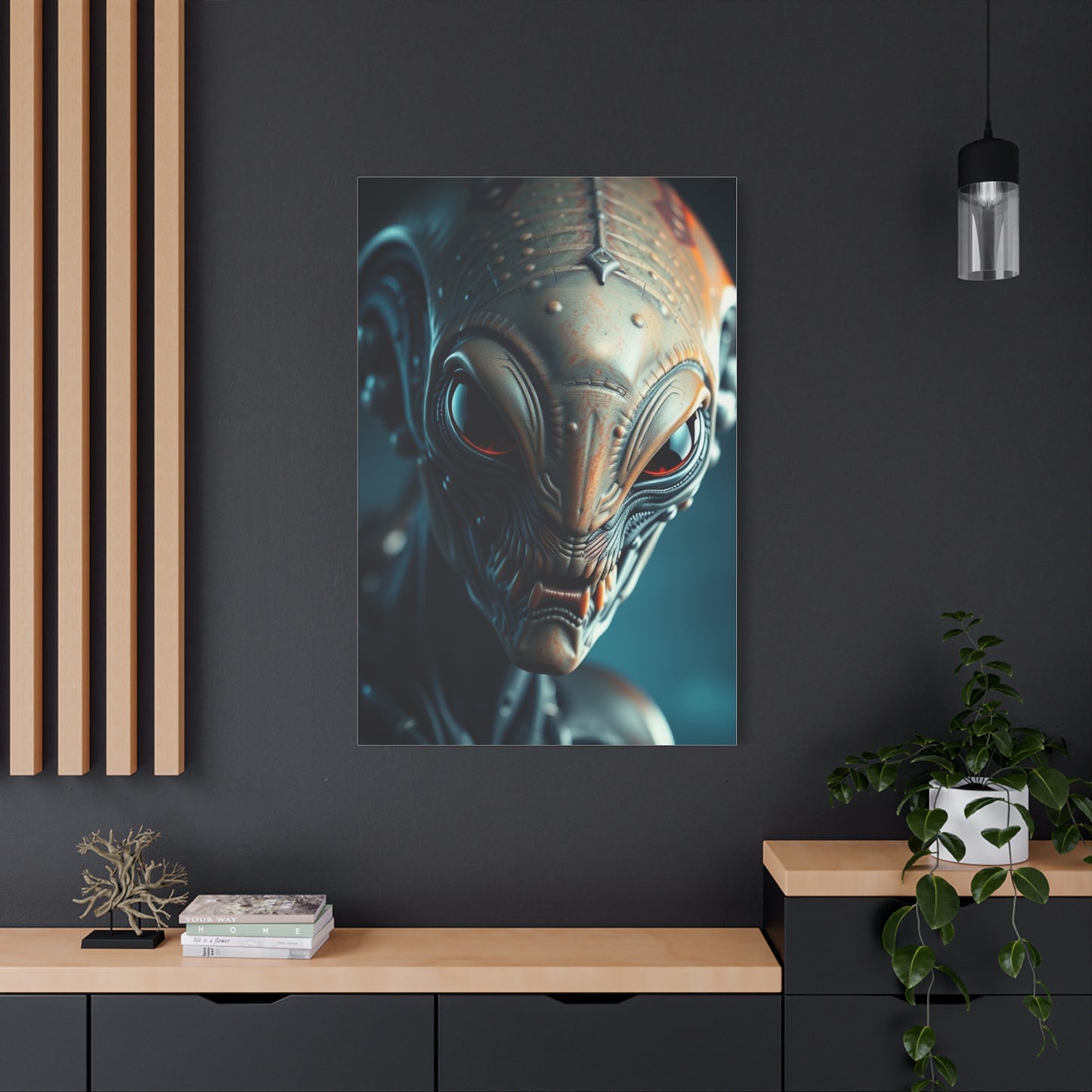 Vision Alien Art Art Wall Art & Canvas Print